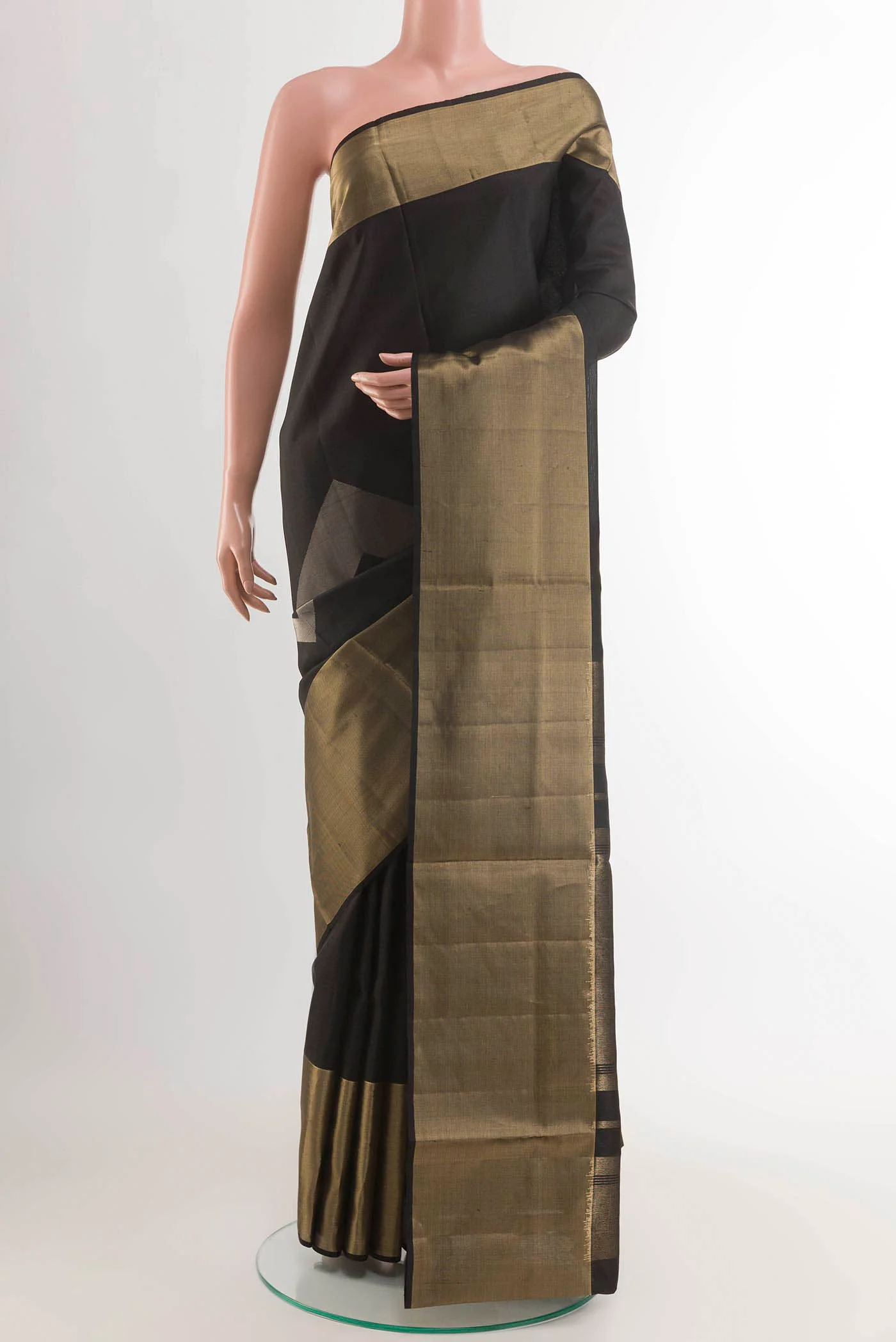 Black Soft Silk Saree