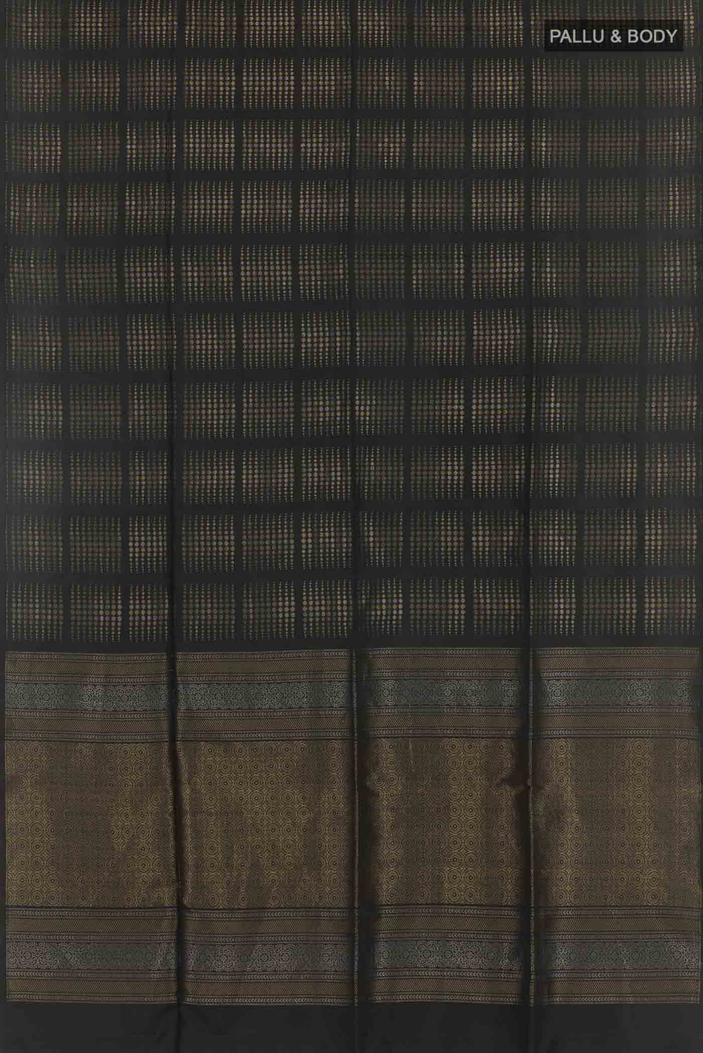 Teal Soft Silk Saree - Image 3