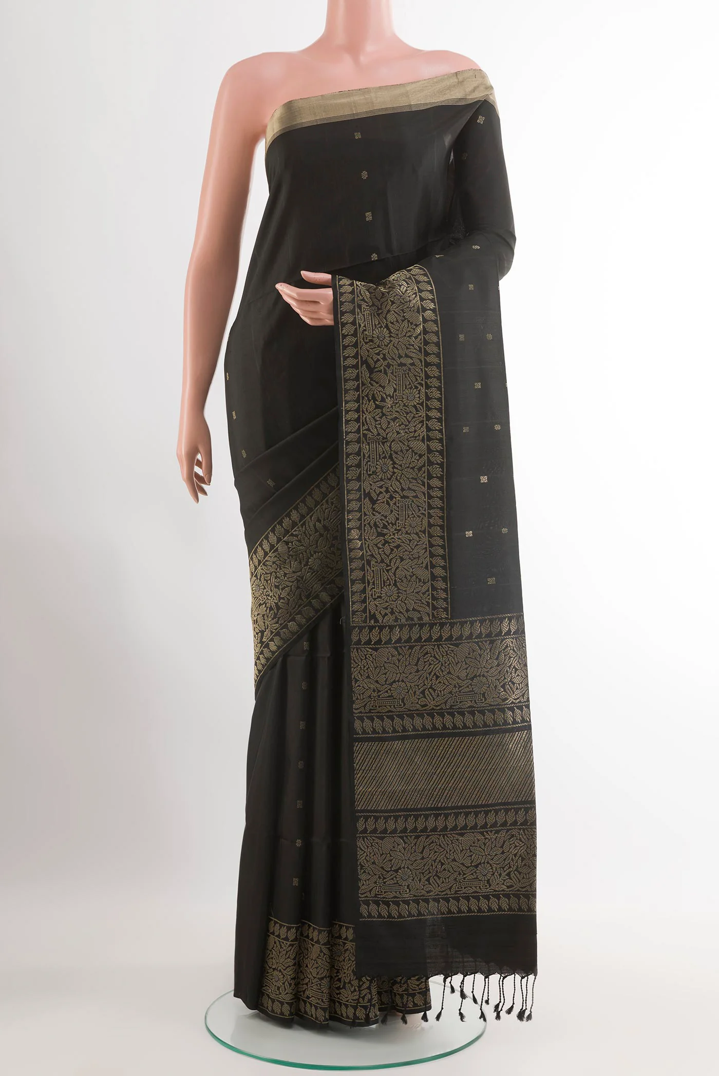 Black Soft Silk Saree
