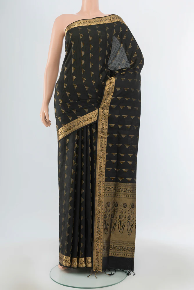 Black Soft Silk Saree