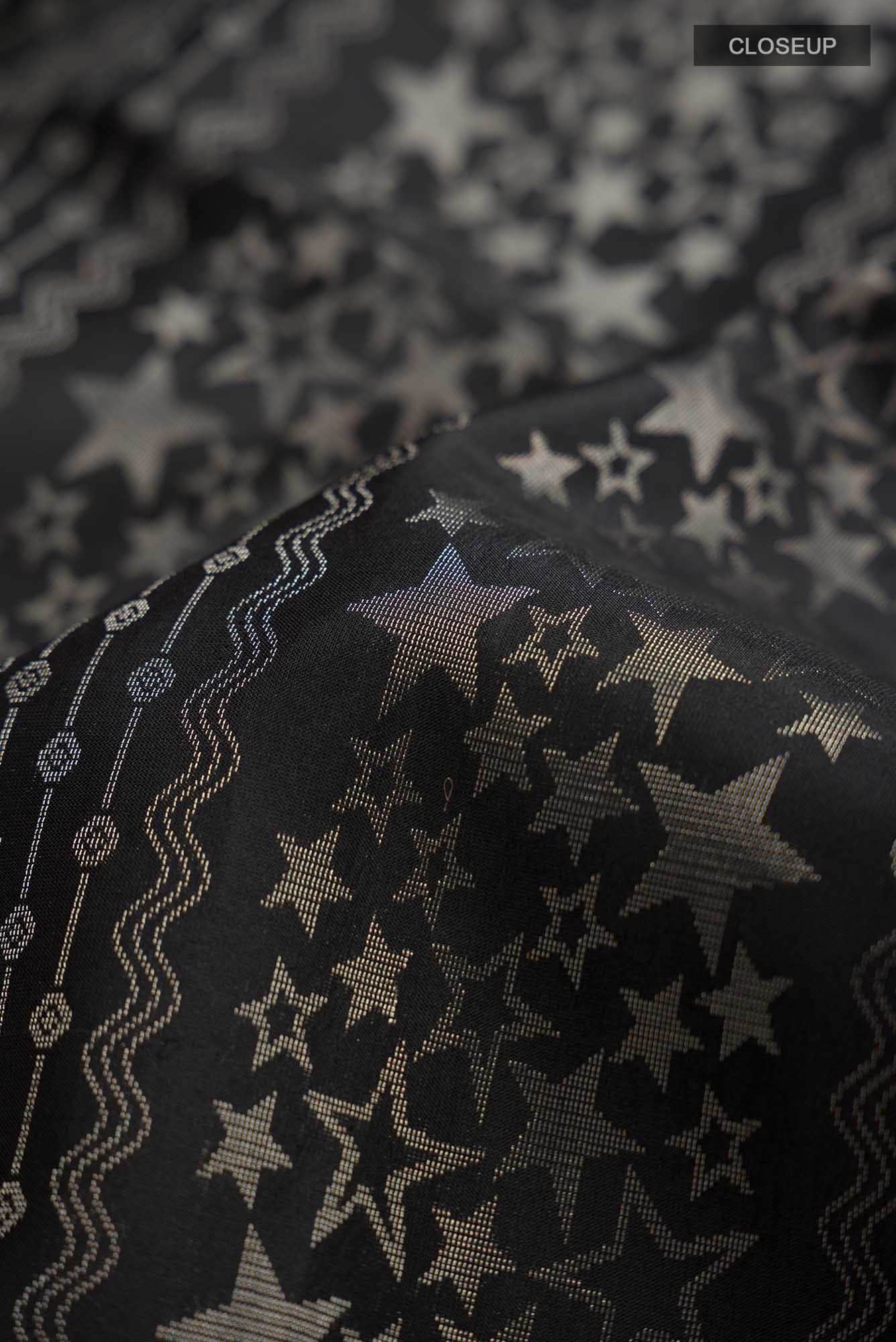 Black Soft Silk Saree - Image 3