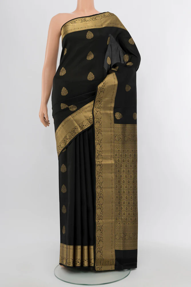 Black Soft Silk Saree