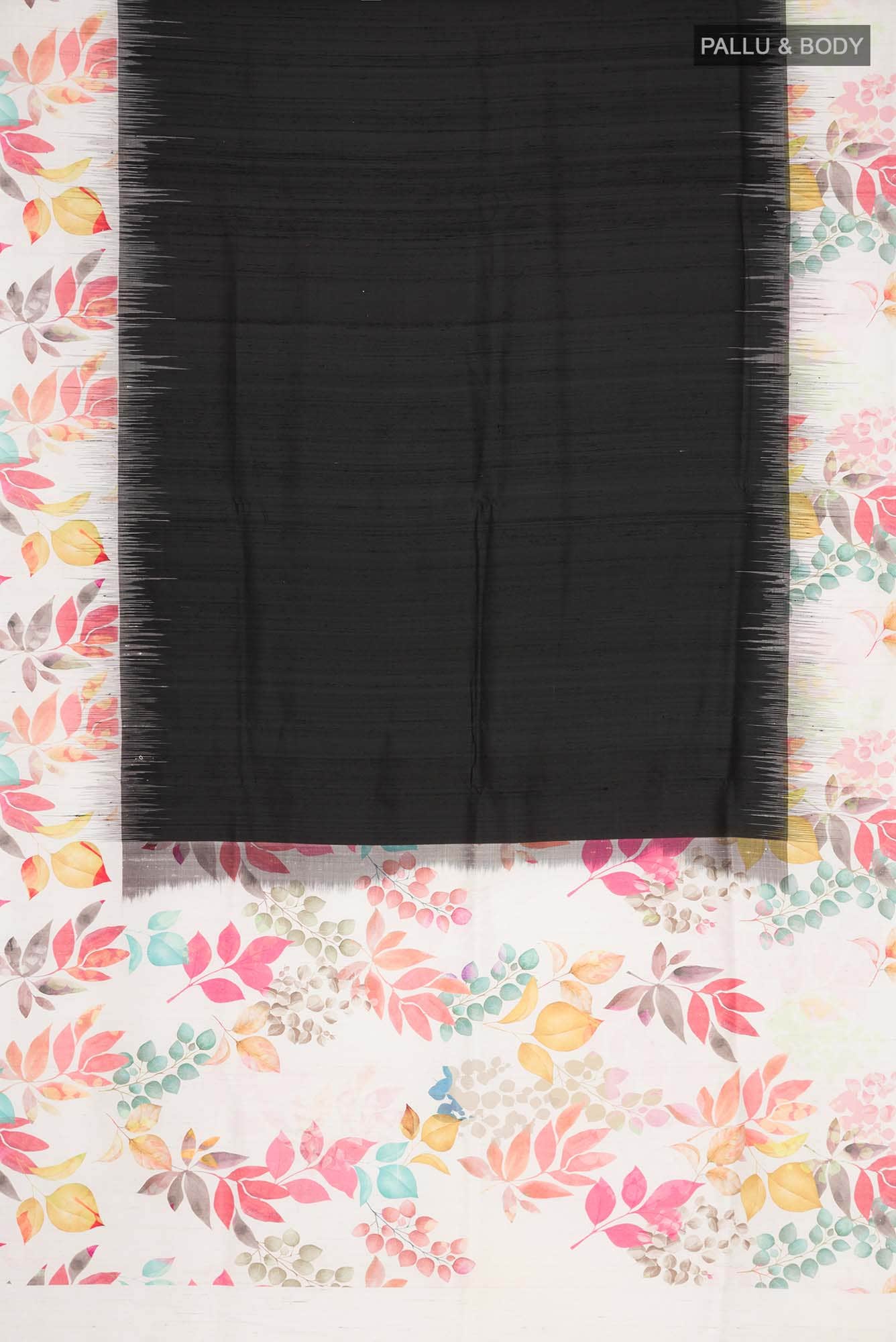 Black Soft Silk Saree - Image 4