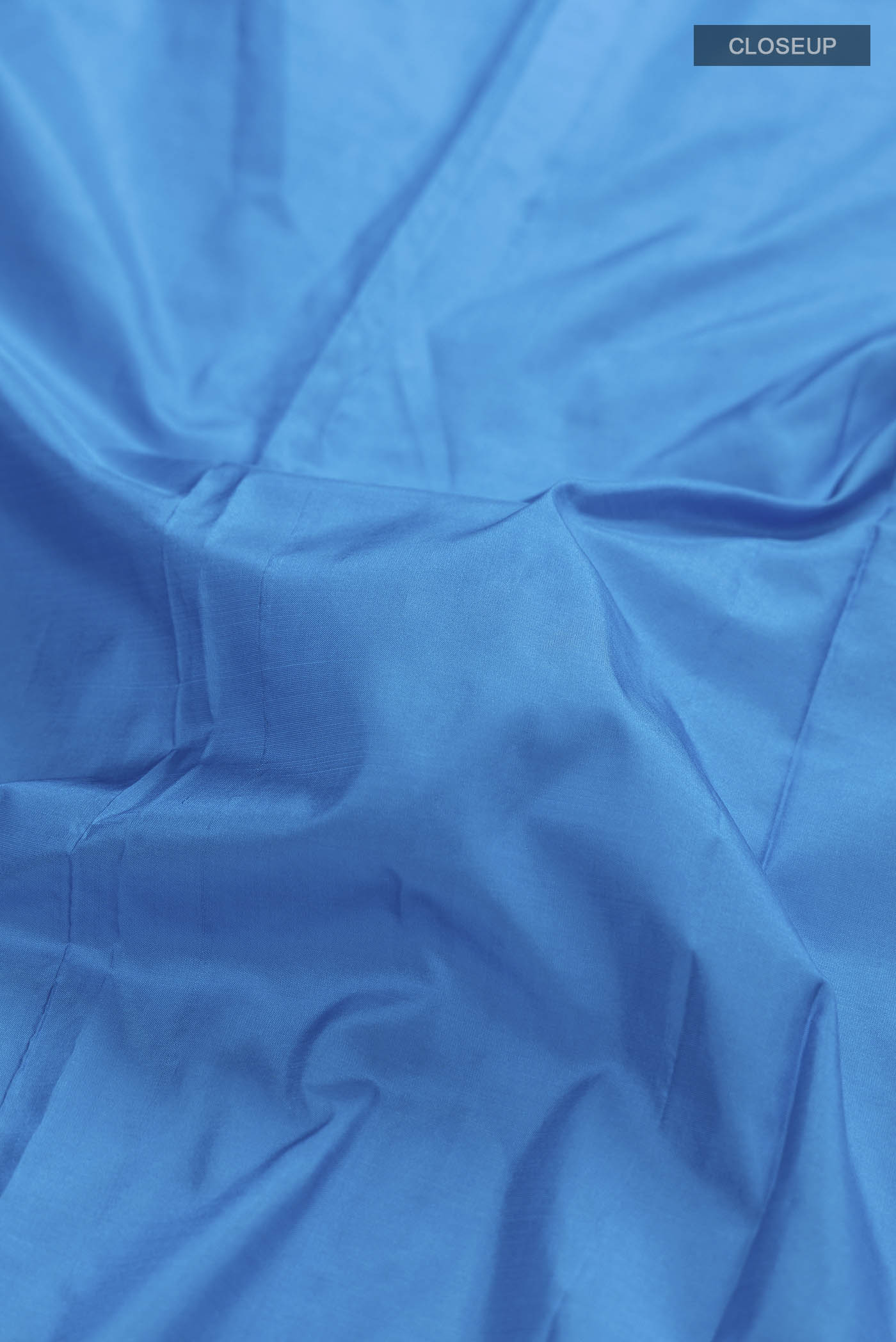 Blue Bangalore Silk Saree - Image 2