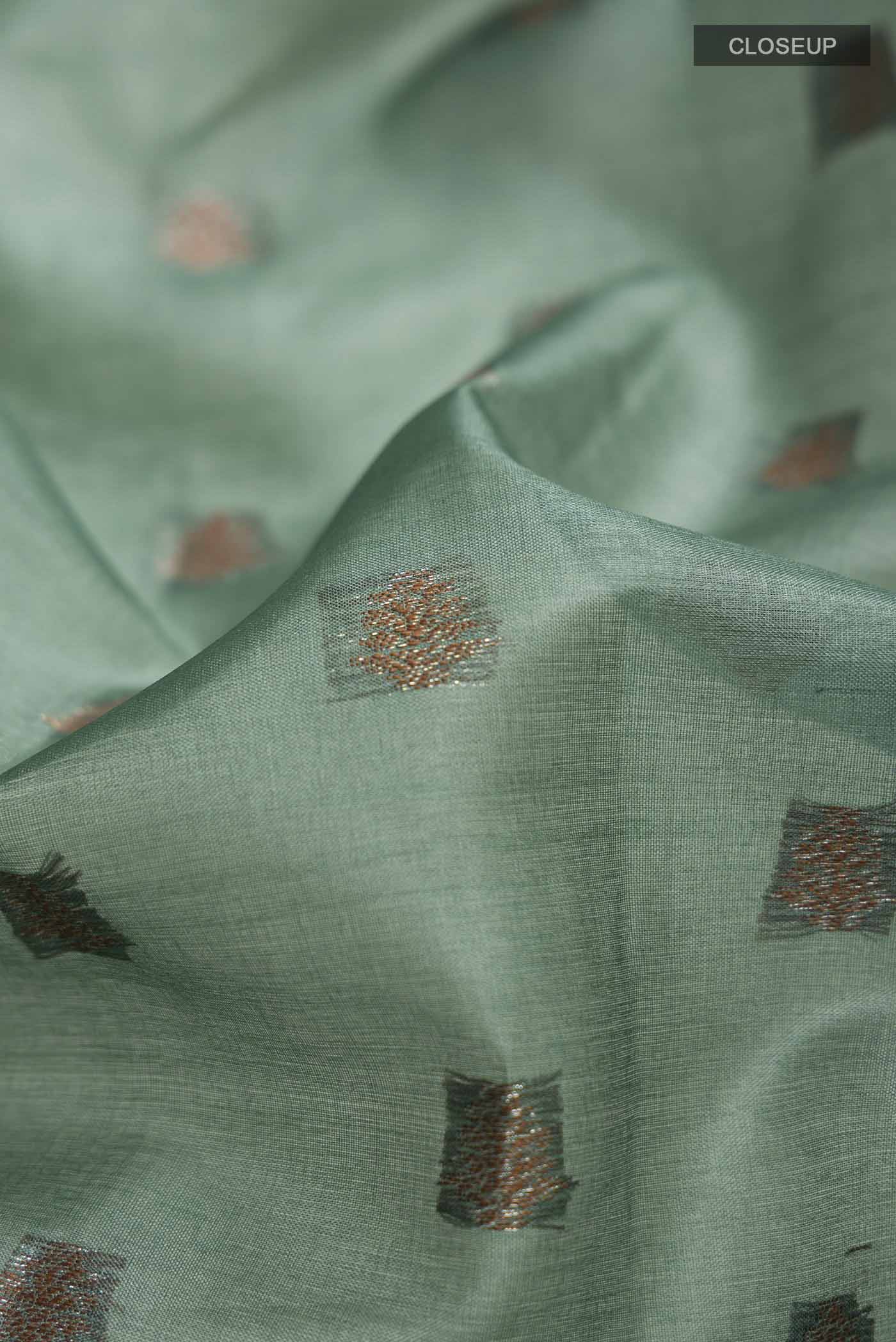 Multi Color Banarasi Tussar Silk Saree - Image 2