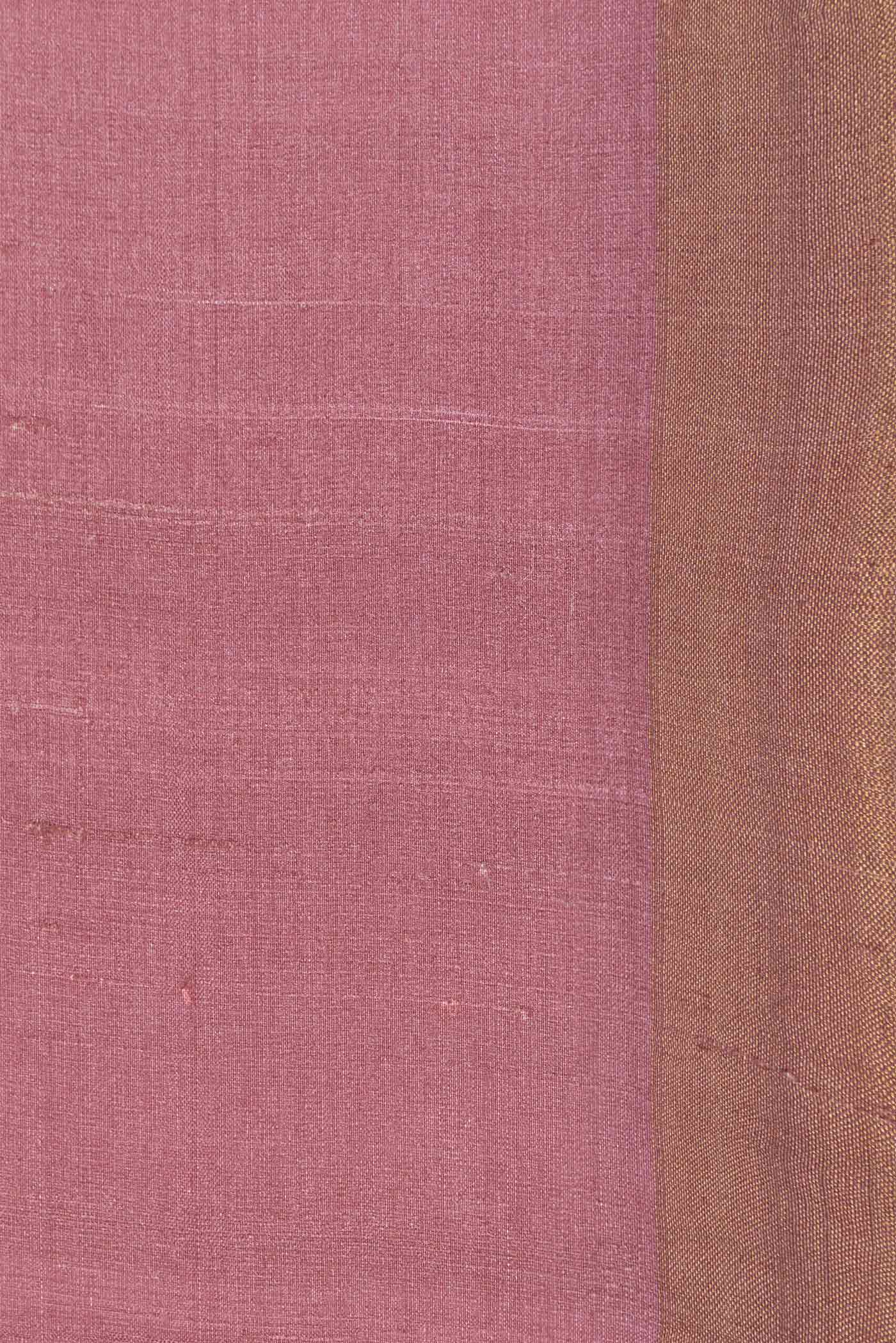 Blue Dual Tone Blended Tussar Silk Saree - Image 3