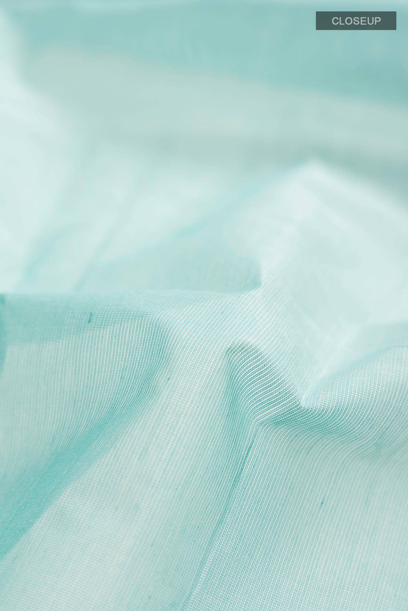 Blue Kanchi Cotton Saree - Image 3