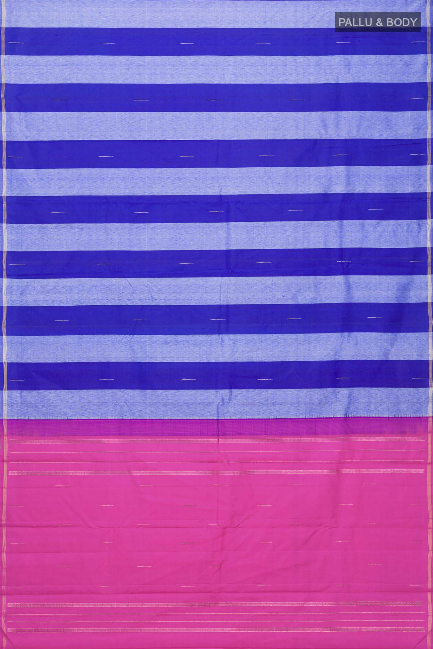 Blue Kanjivaram Silk Saree - Image 6