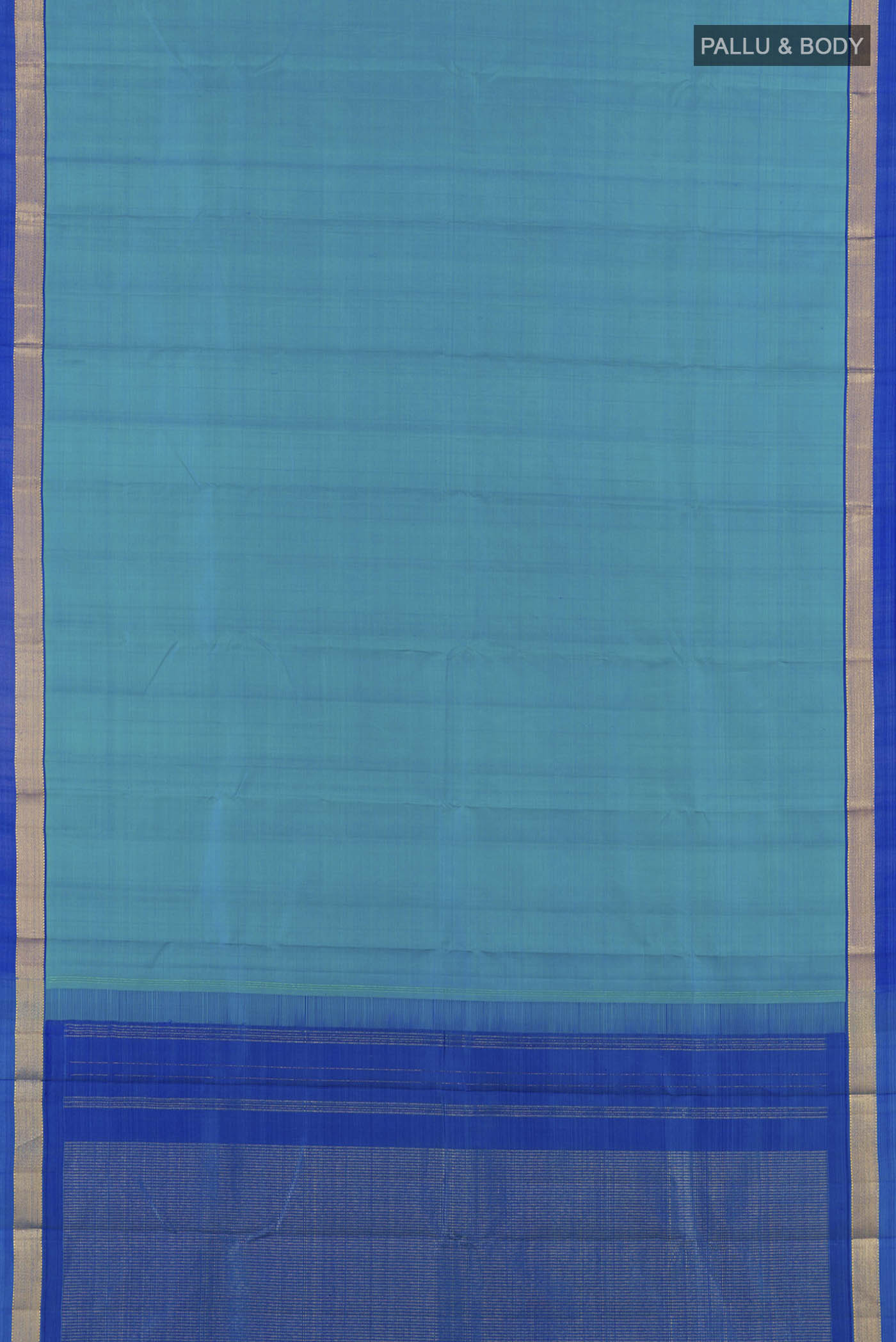 Blue Kanjivaram Silk Saree - Image 6