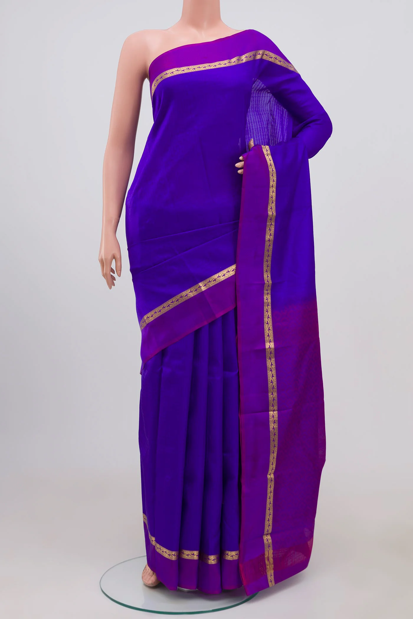 Royal Blue Kanchipuram Silk Saree