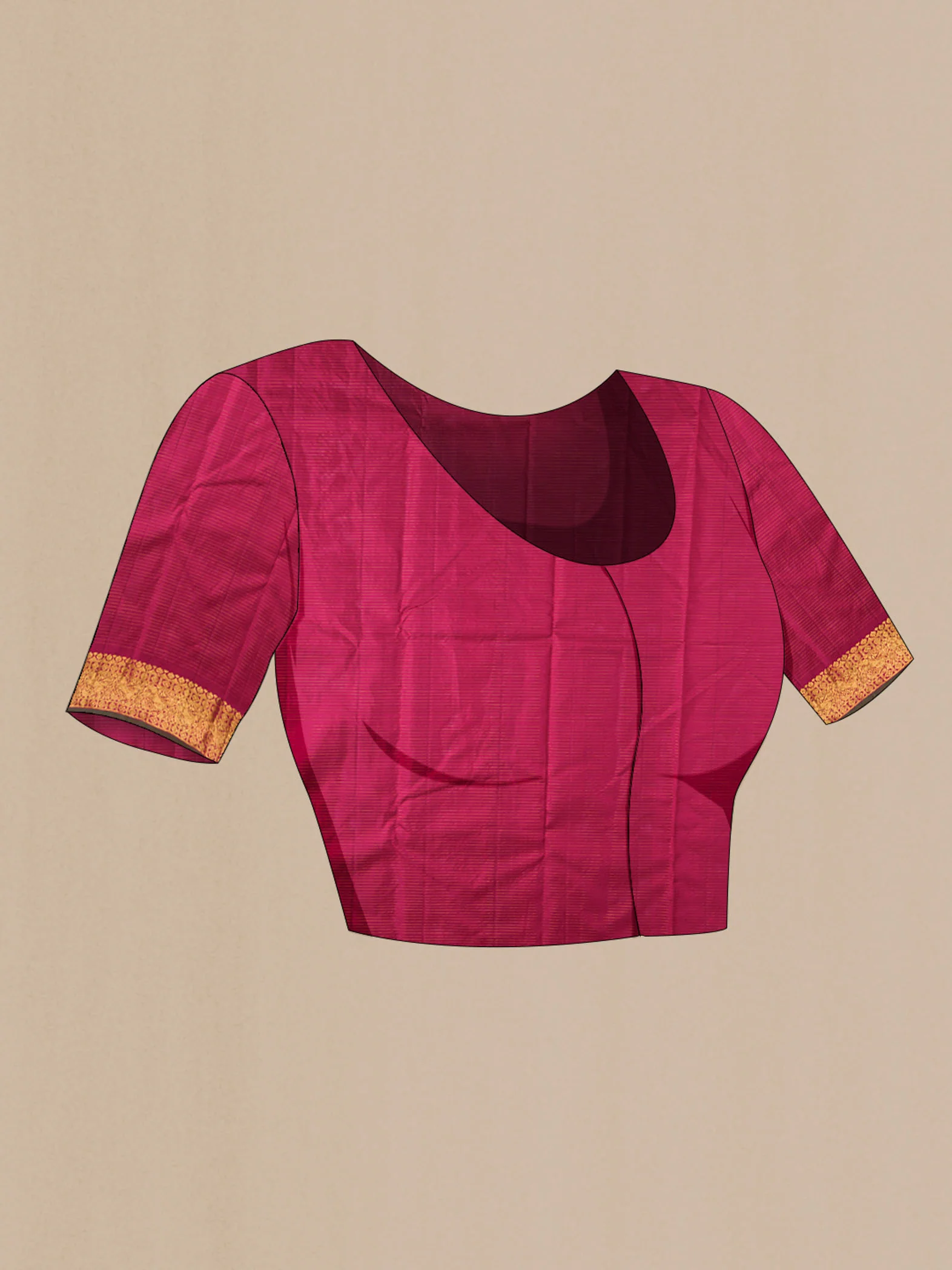 Blue Kanjivaram Silk Saree - Image 5