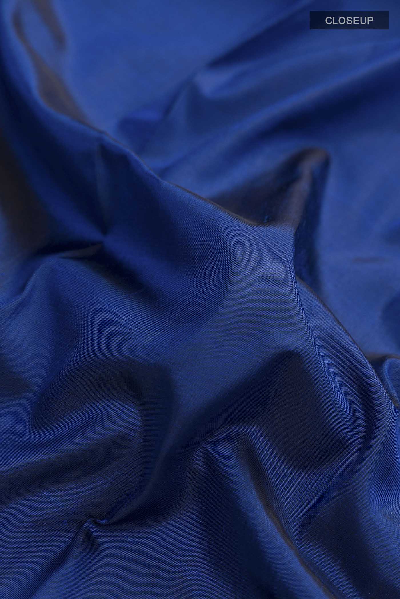 Blue Kanchipuram Silk Saree - Image 2