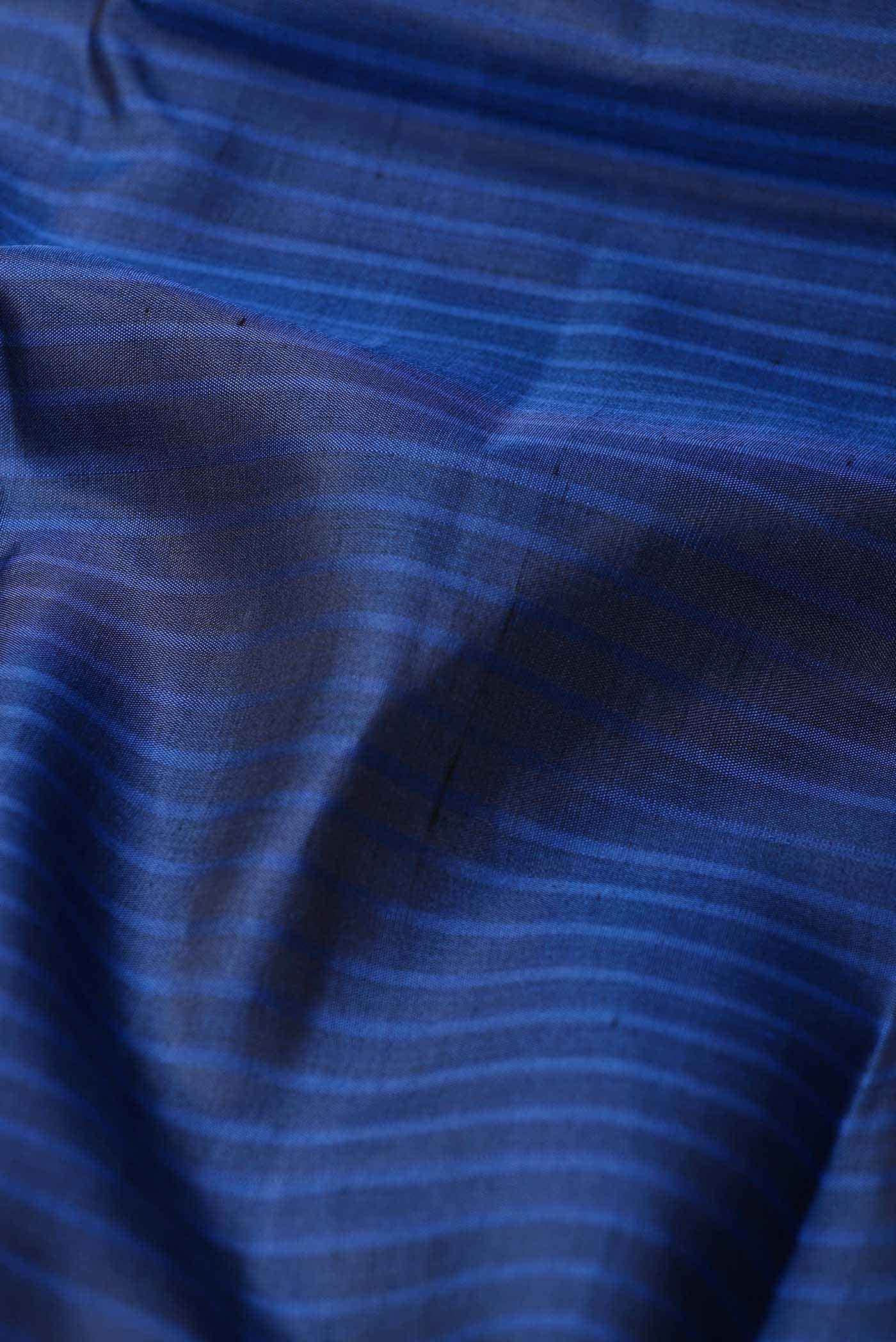 Blue Kanjivaram Silk Saree - Image 2