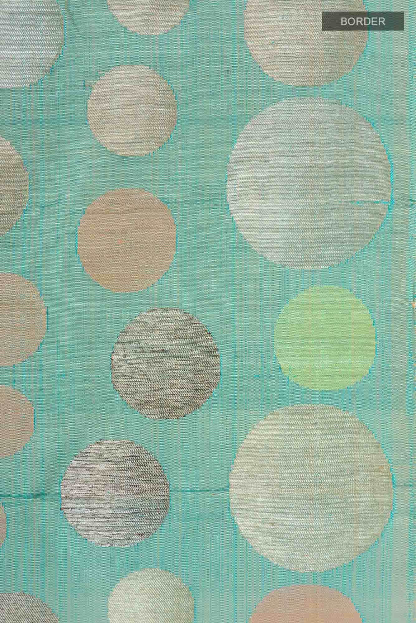 Blue Kanchipuram Silk Saree - Image 6