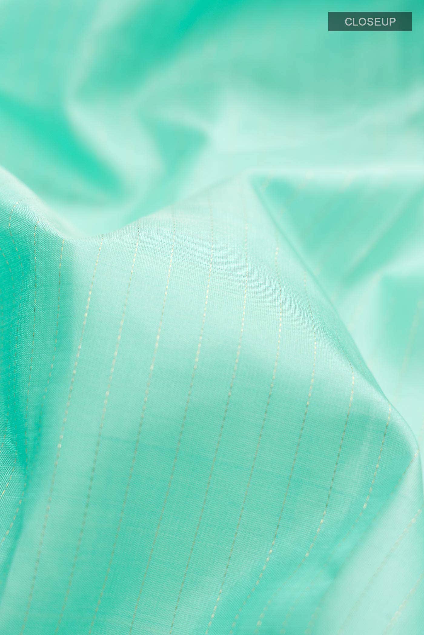 Blue Kanchipuram Silk Saree - Image 3