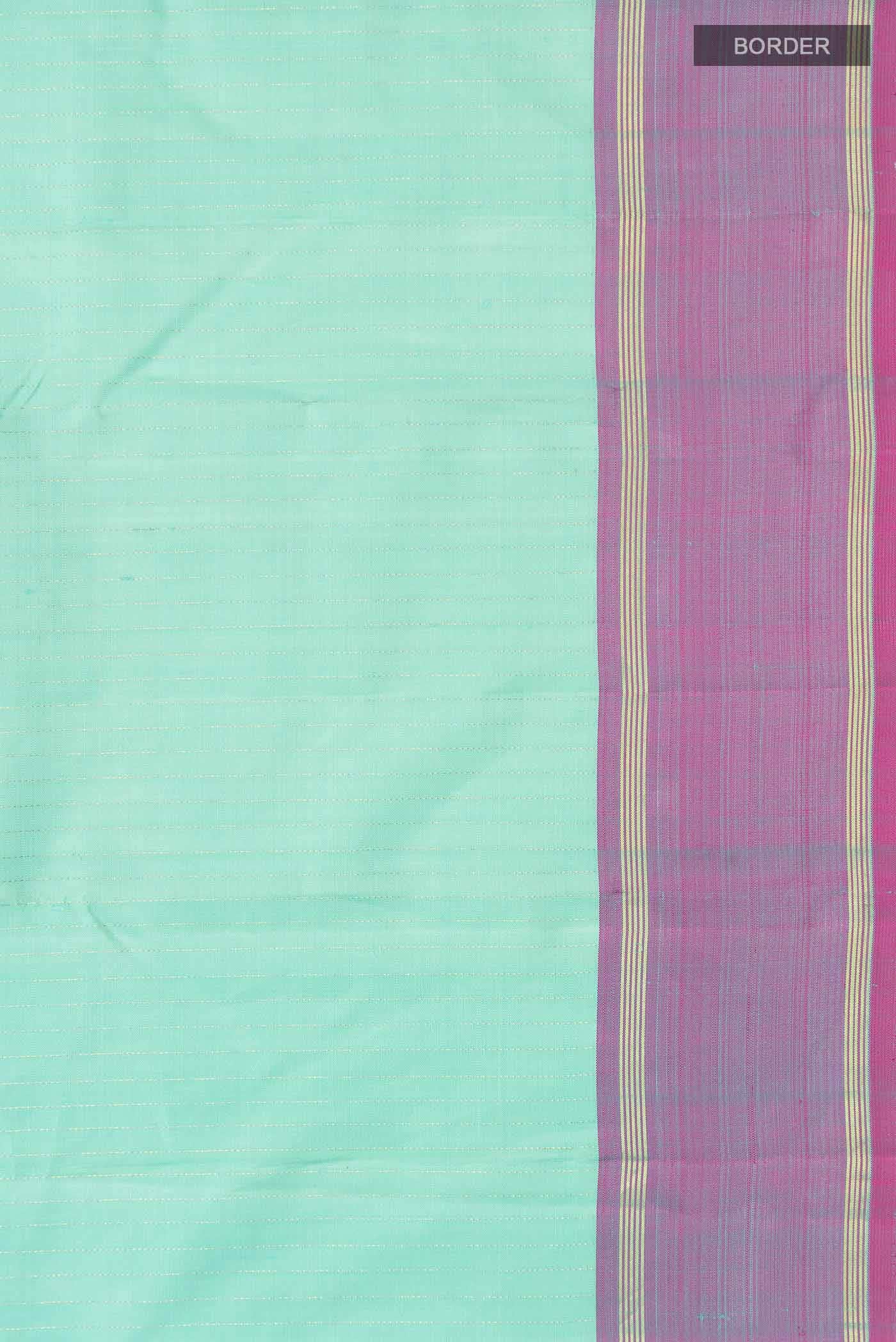 Blue Kanchipuram Silk Saree - Image 5