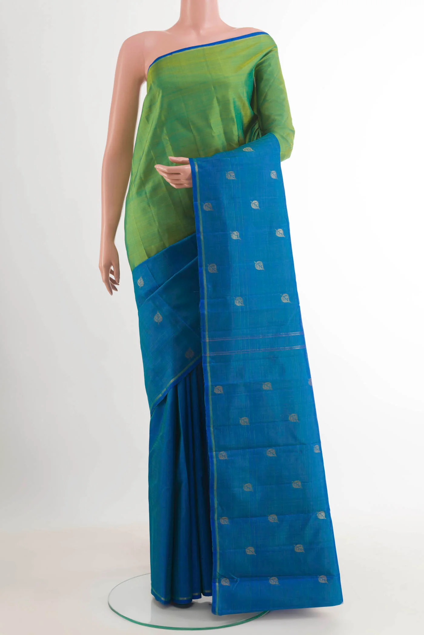 Pure Silk Pure Zari Multi Color Kanjivaram Saree