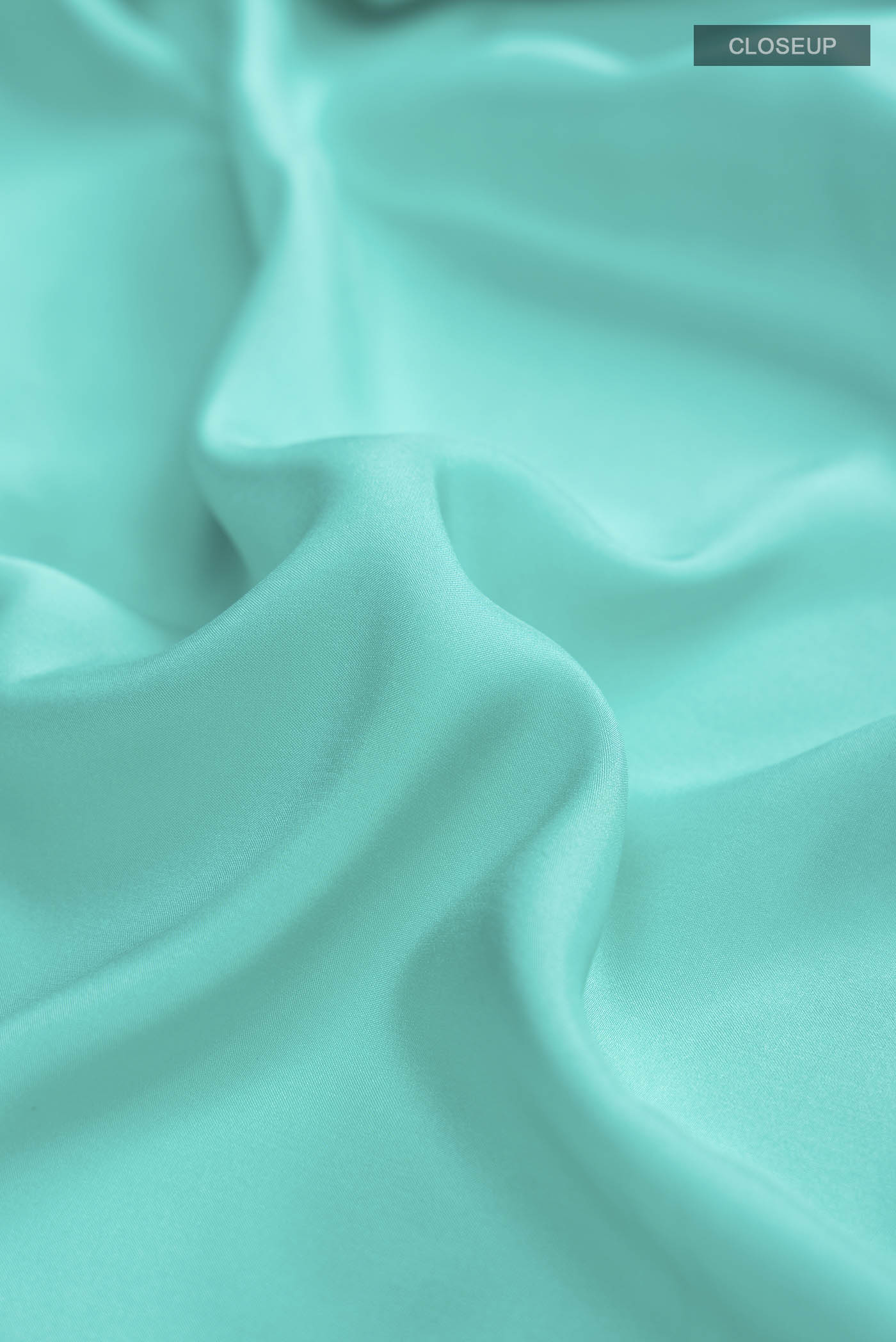 Blue Mysore Crepe Saree - Image 2