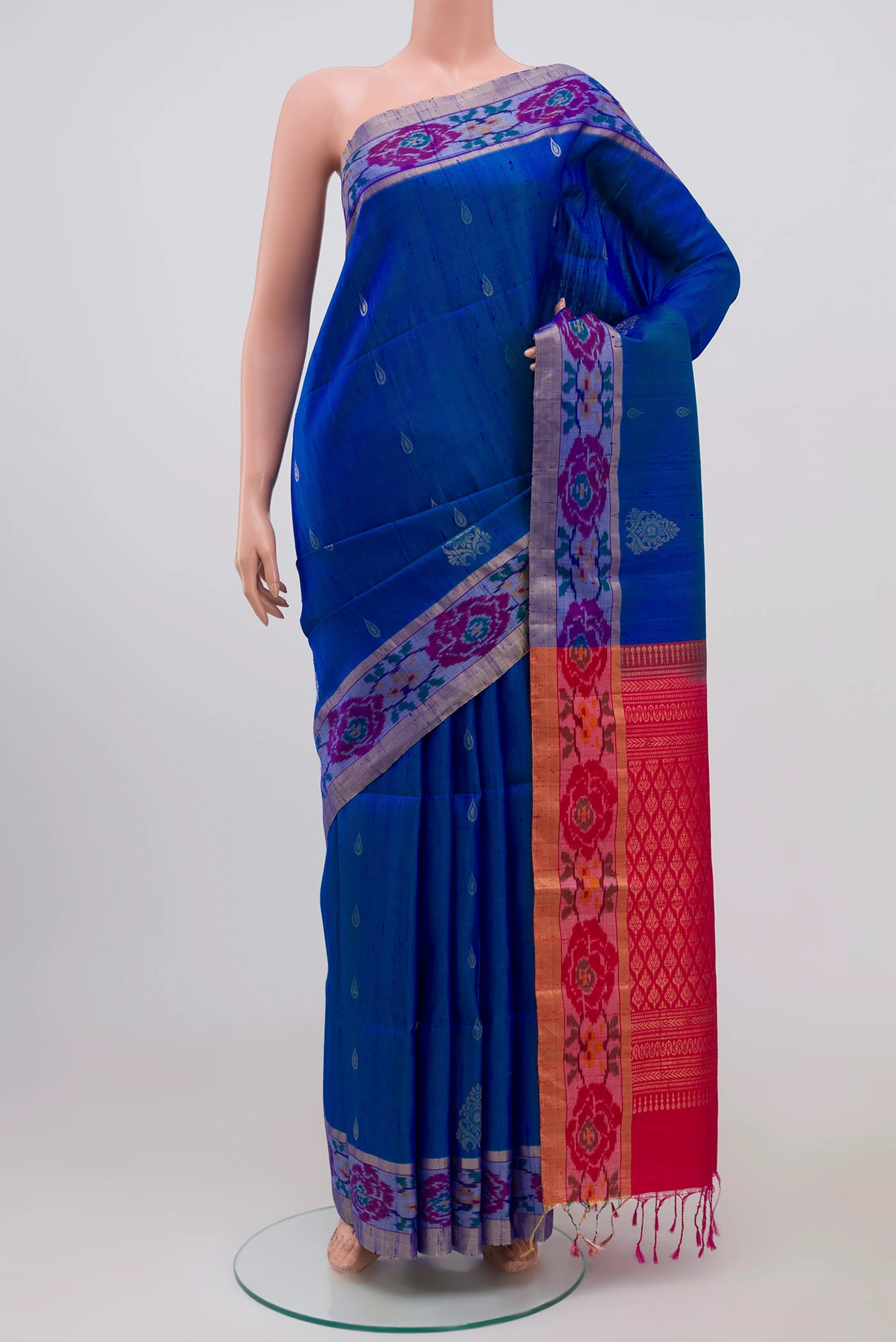 Royal Blue Soft Silk Saree