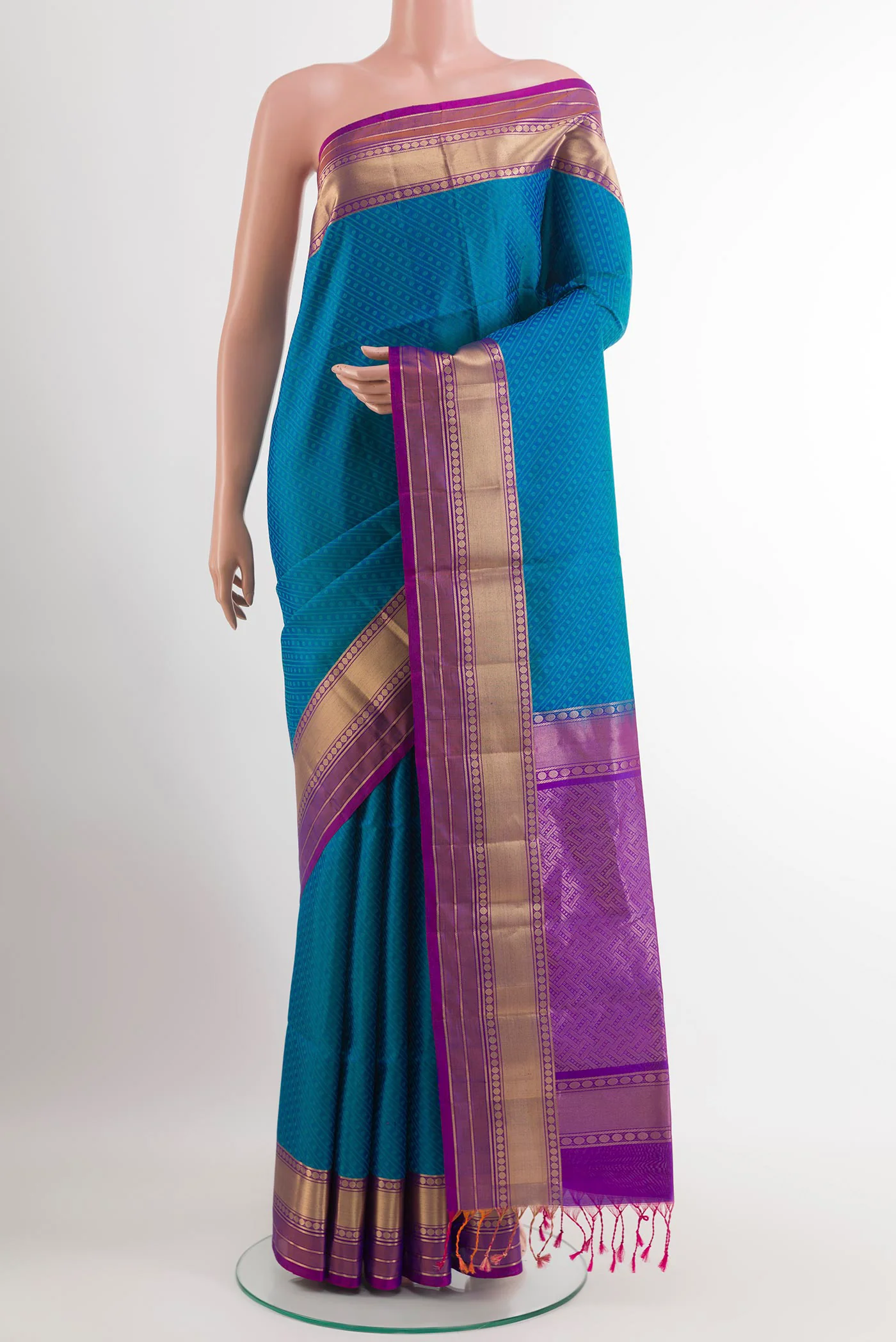 Blue Soft Silk Saree