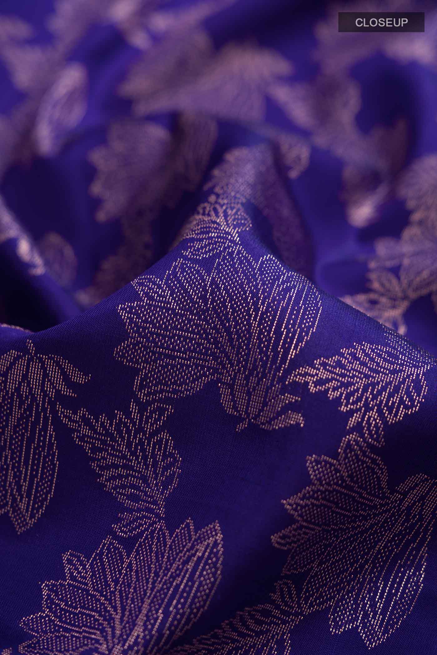 Blue Soft Silk Saree - Image 2