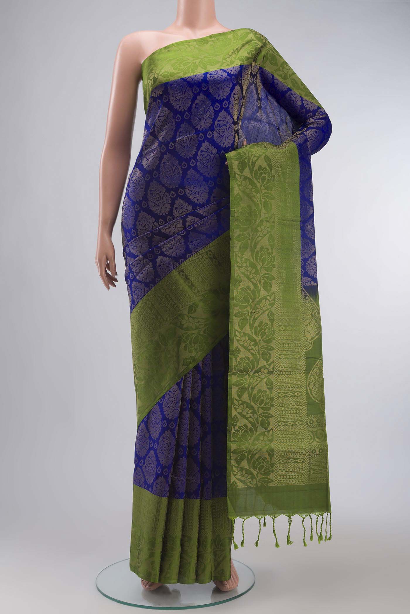 Blue Soft Silk Saree