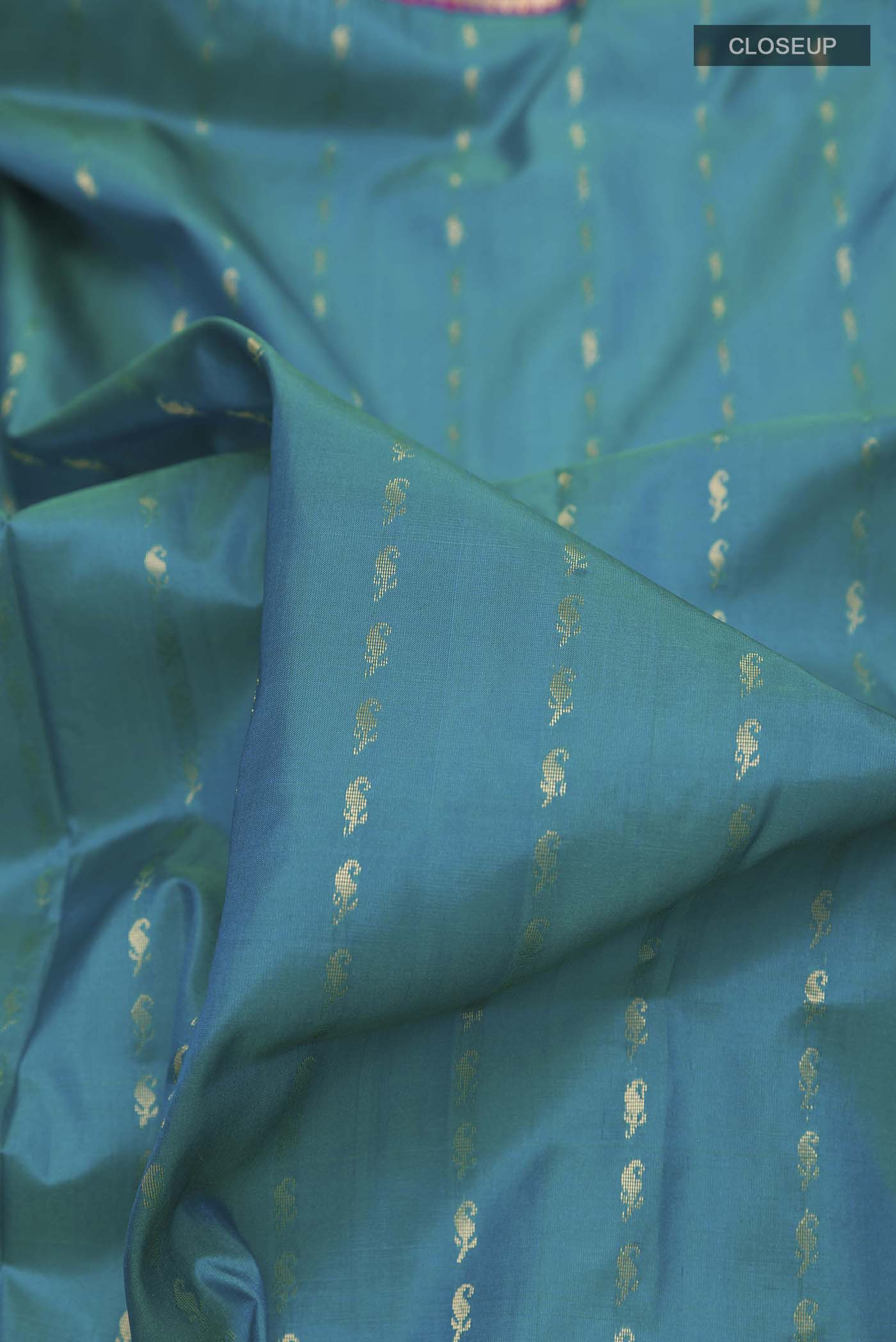 Blue Soft Silk Saree - Image 2