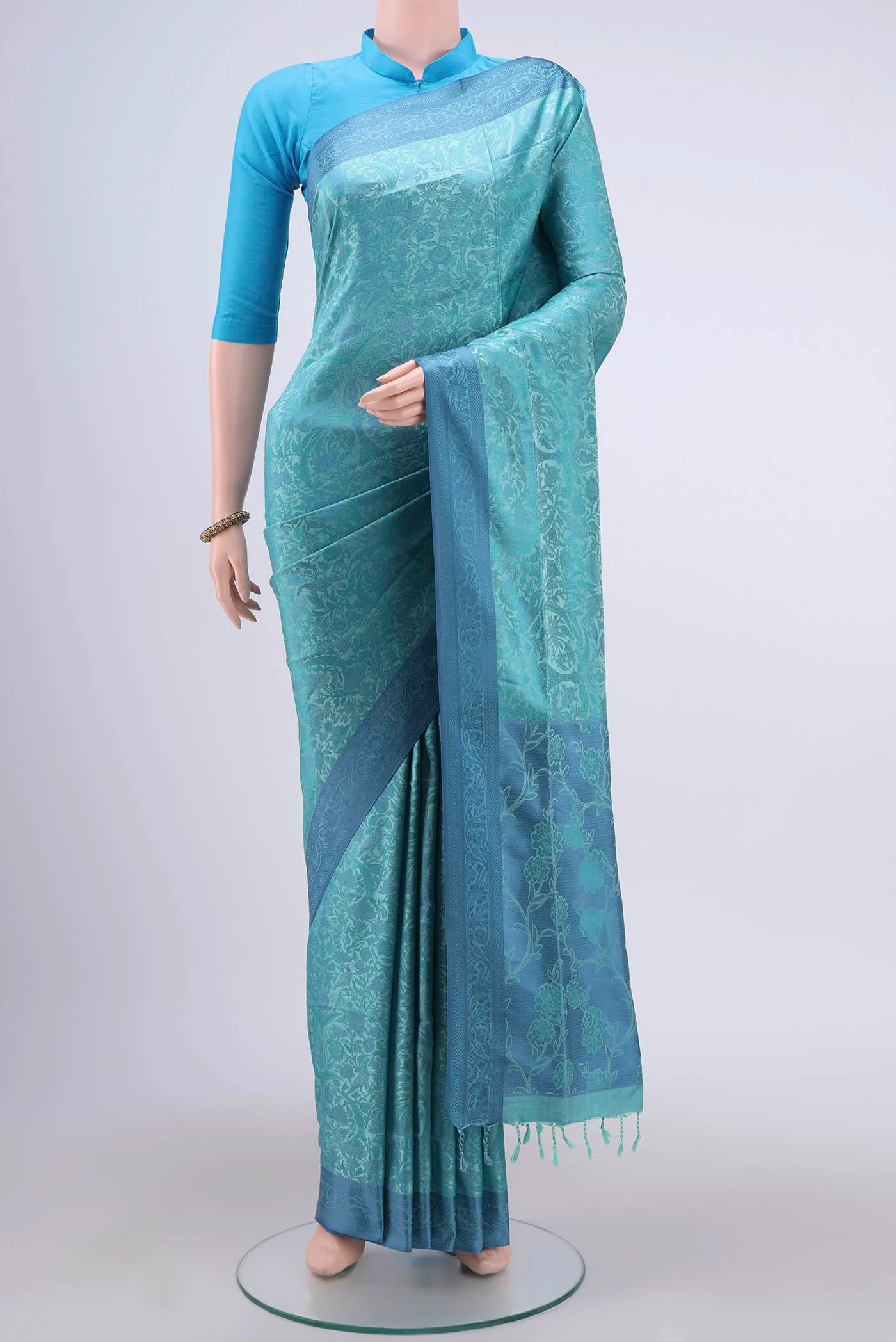 Blue Soft Silk Saree