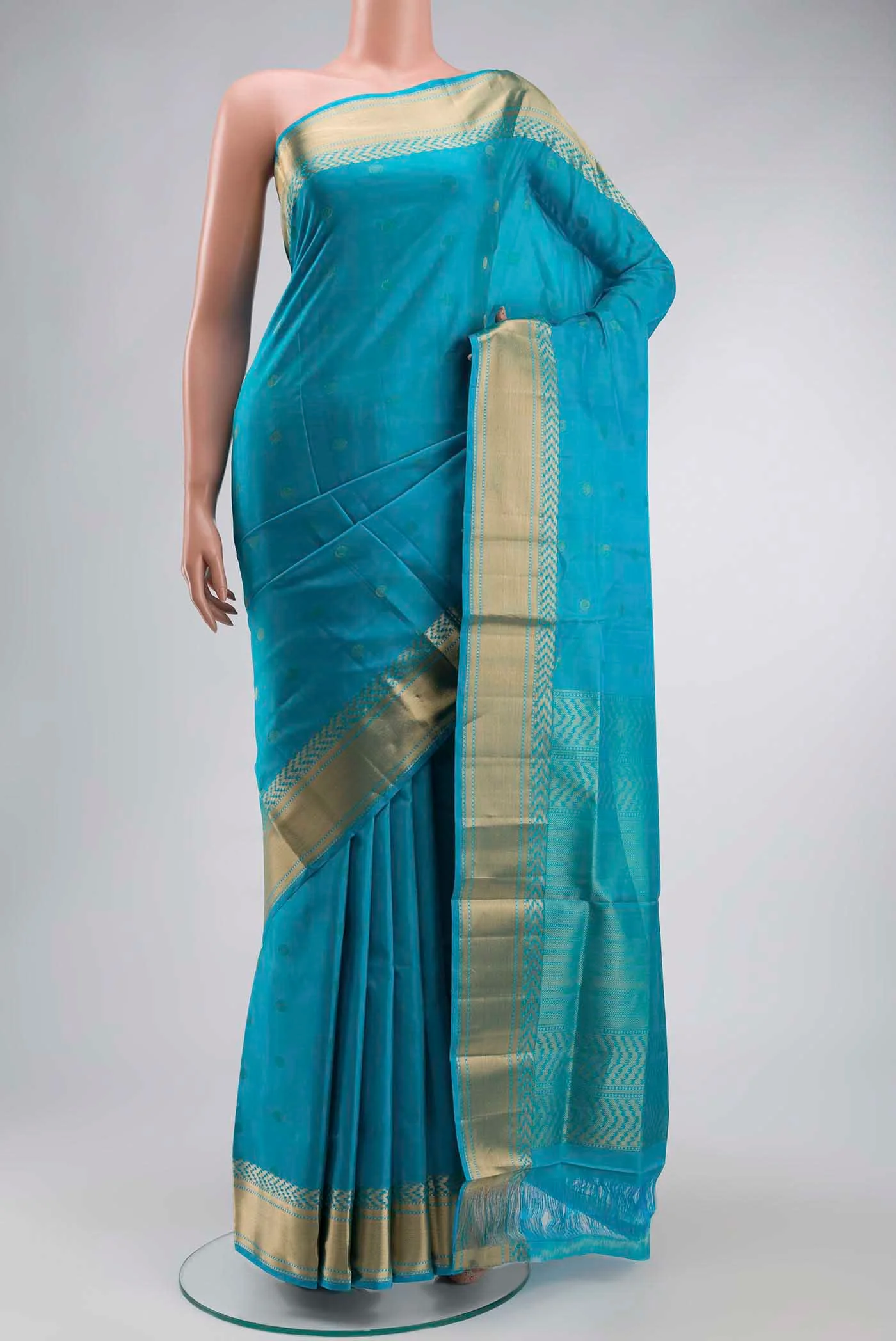 Blue Soft Silk Saree