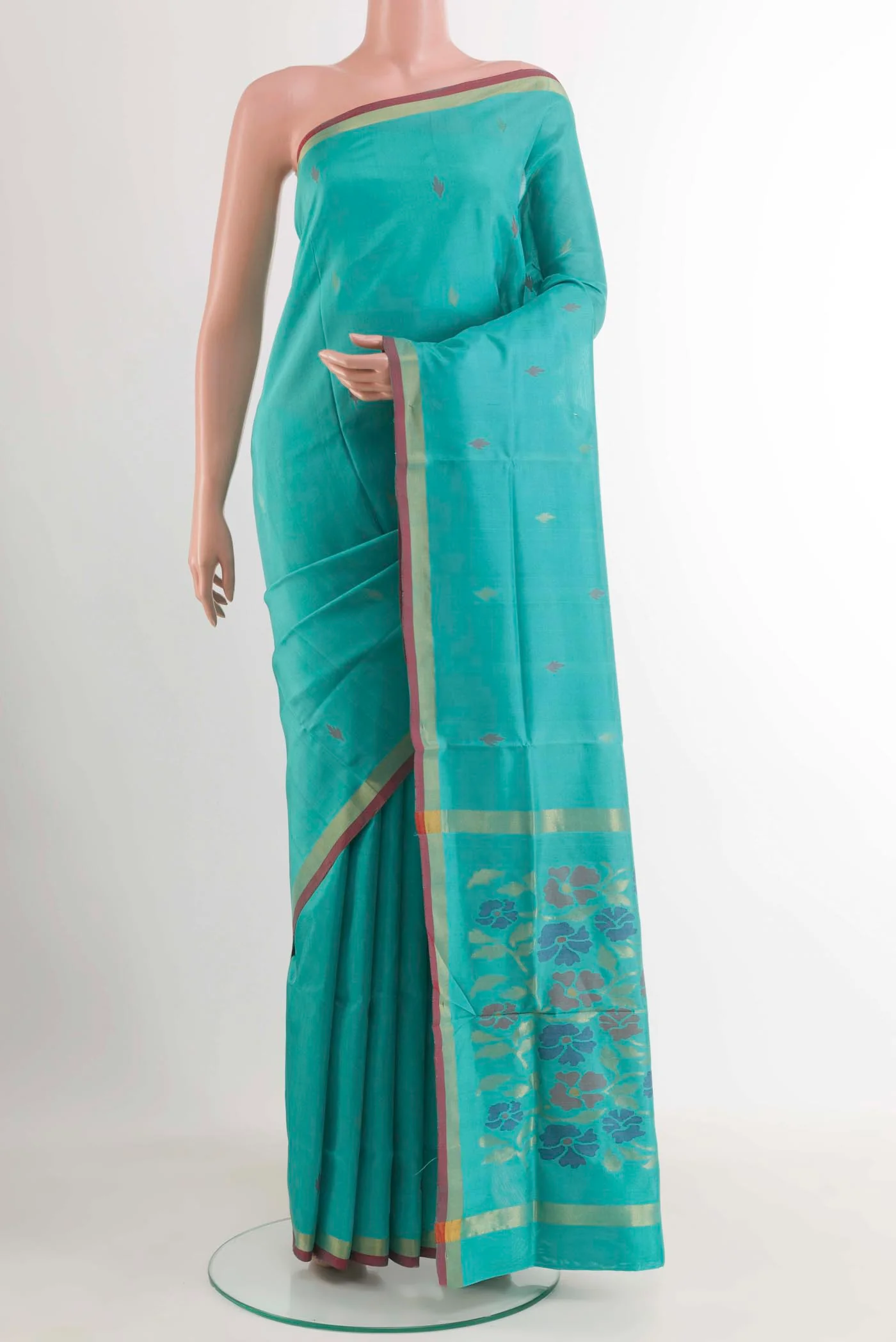 Blue Uppada Silk Saree