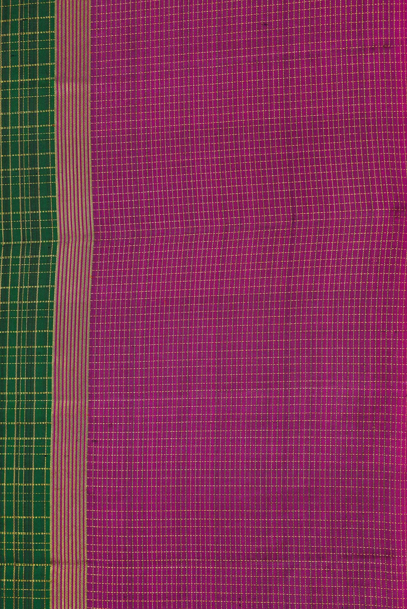 Bottle Green Kanjivaram Silk Saree - Image 3