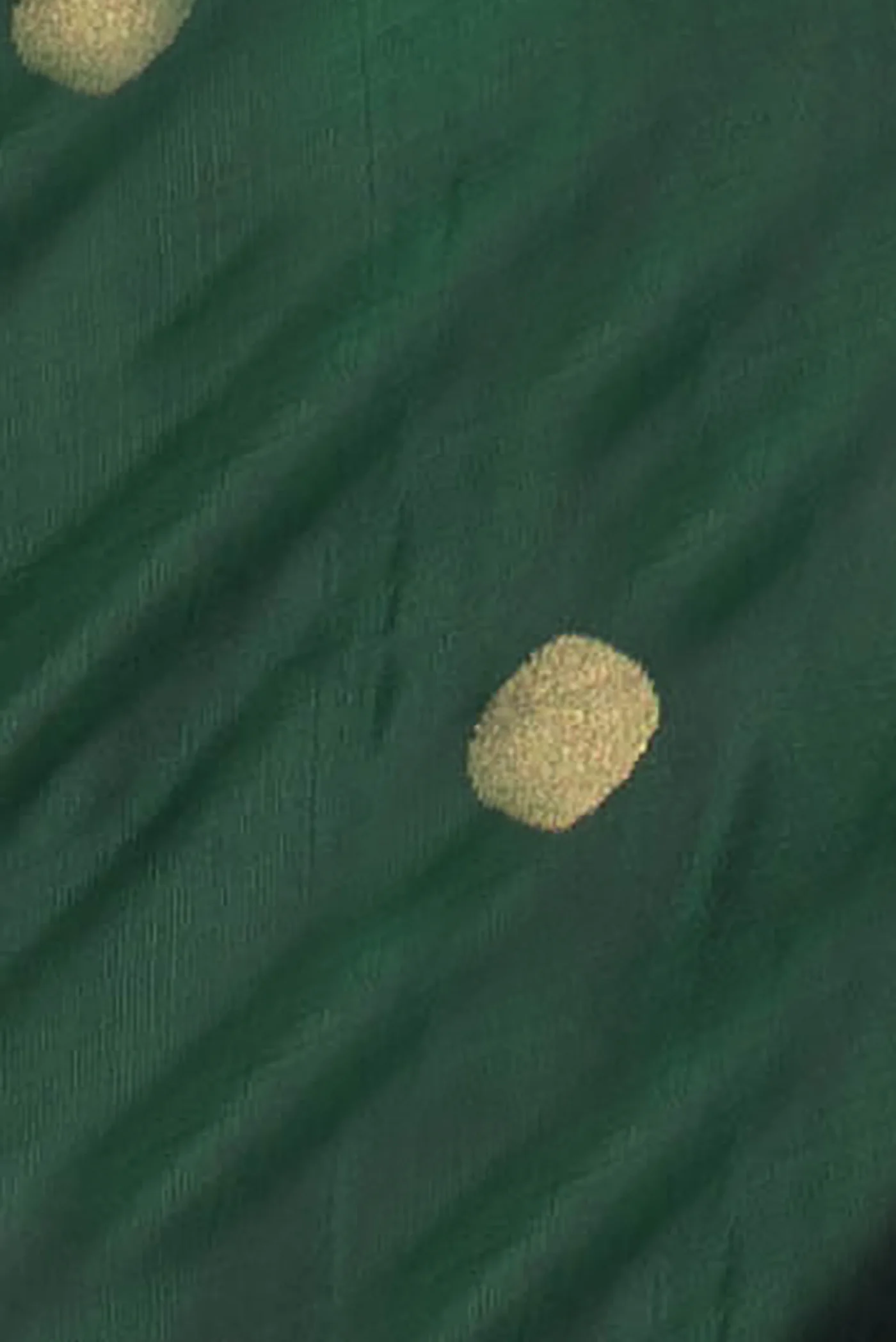 Bottle Green Uppada Silk Saree - Image 2
