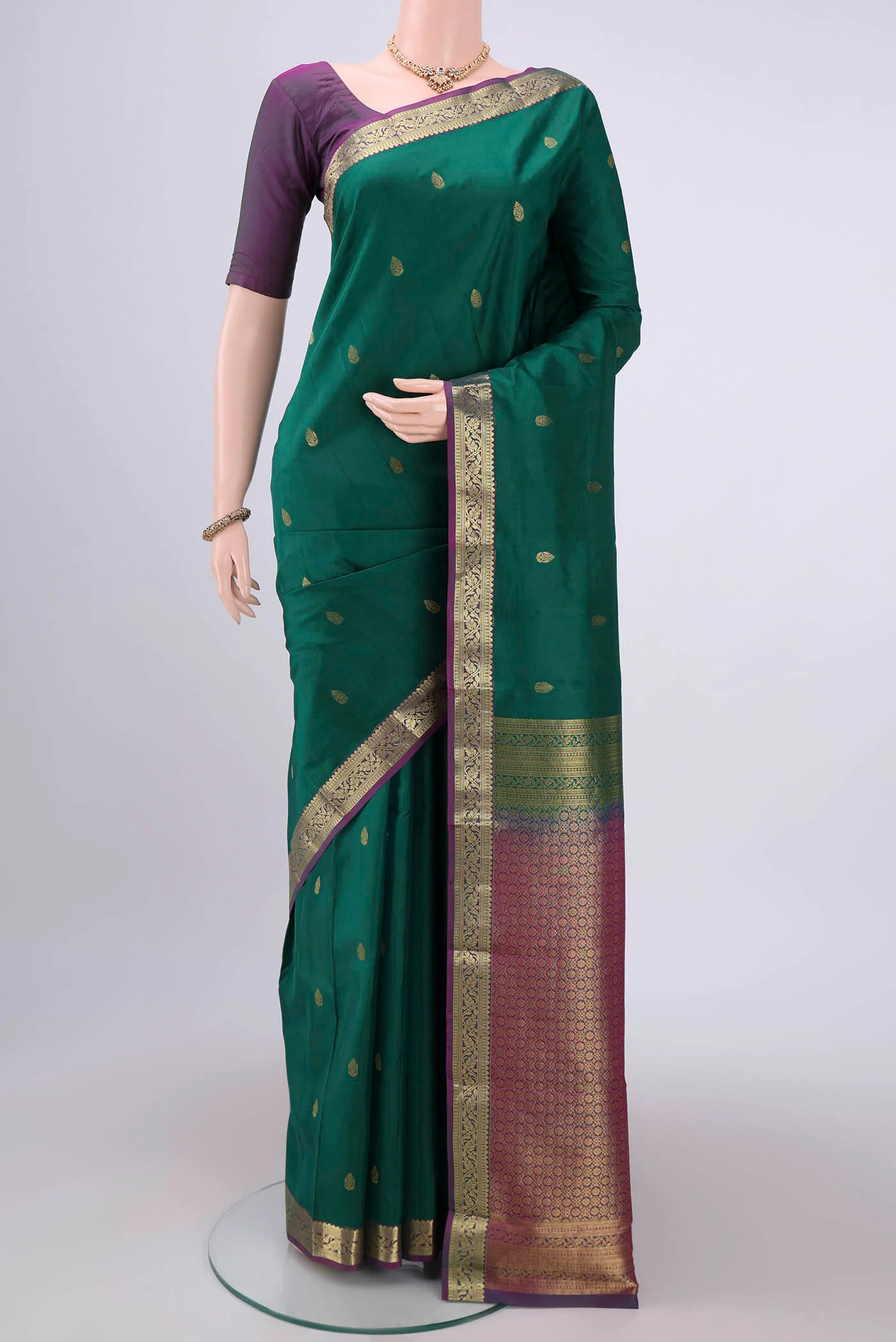 Green Kanjivaram Silk Saree