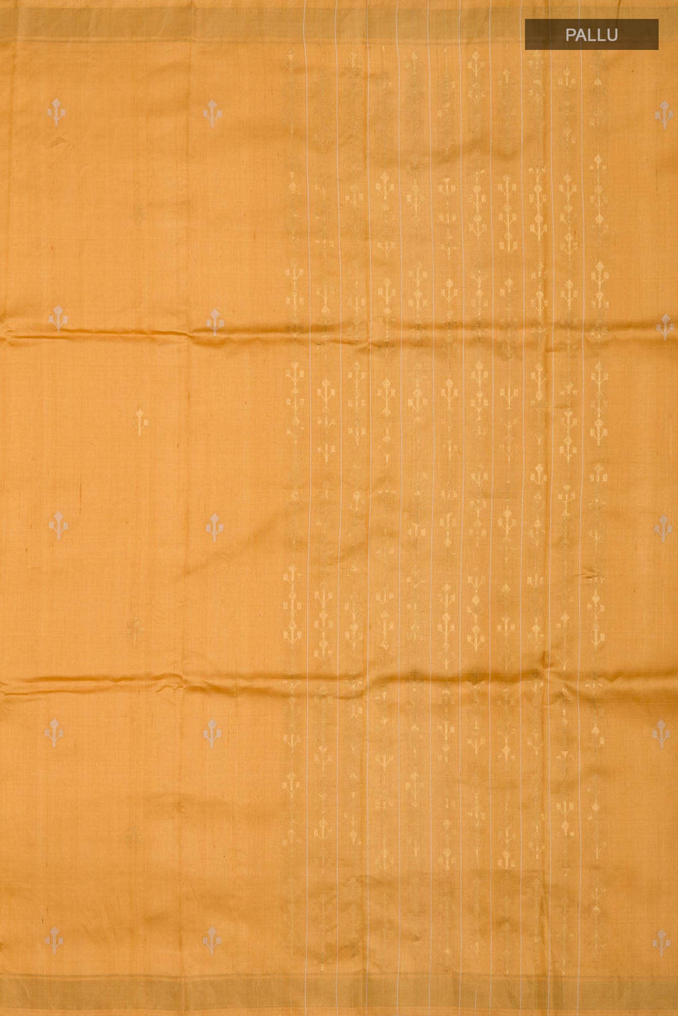 Breeze of Ease-Mustard Bhagalpuri Tussar Silk Saree - Image 5