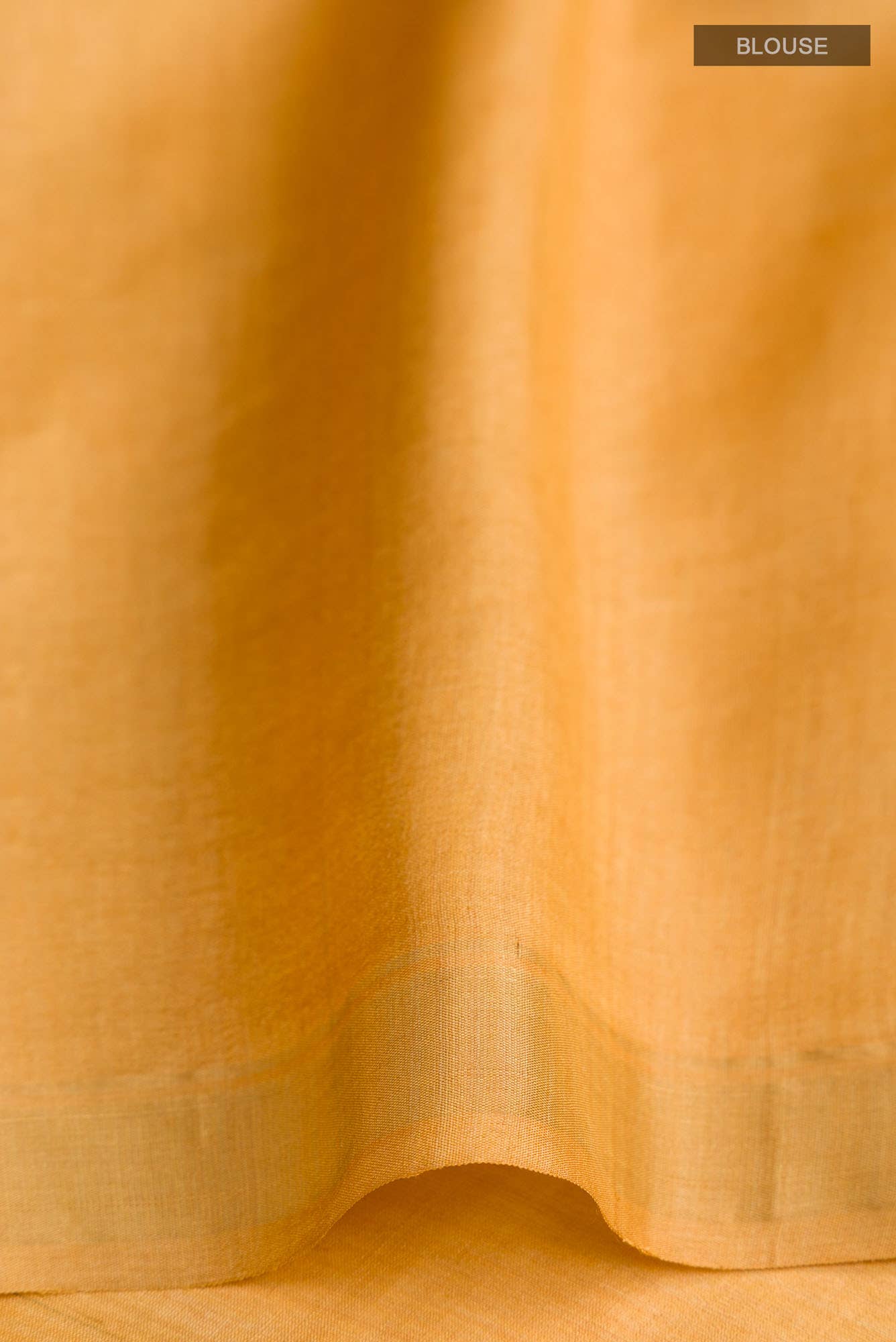 Breeze of Ease-Mustard Bhagalpuri Tussar Silk Saree - Image 8