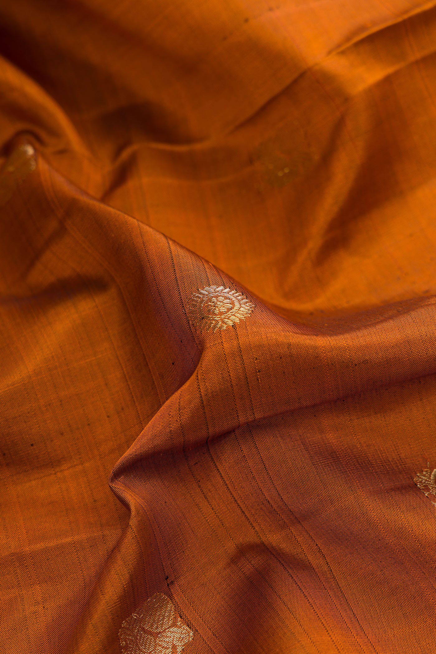 Mustard Kanjivaram Silk Saree - Image 2