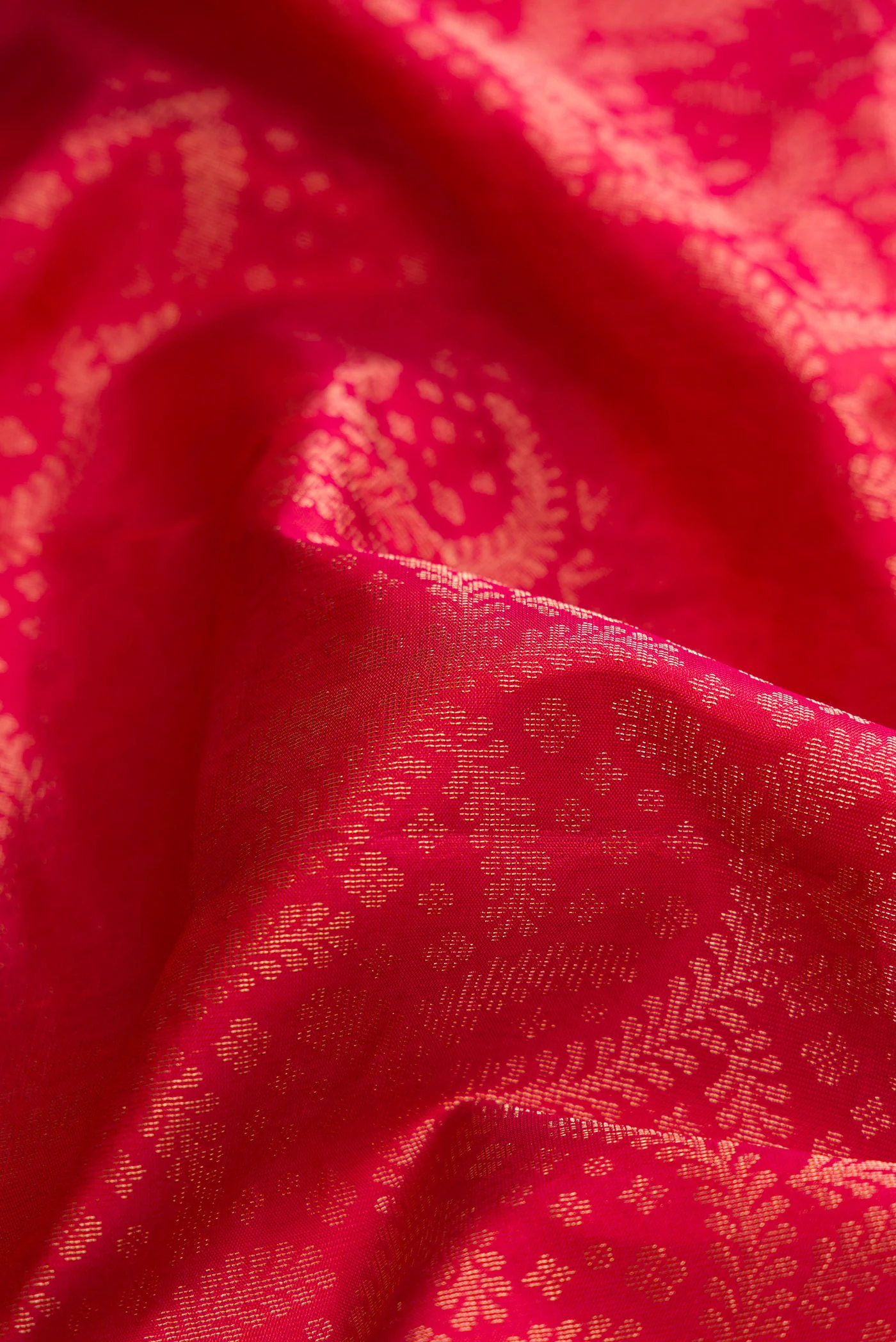 Pink Soft Silk Saree - Image 2