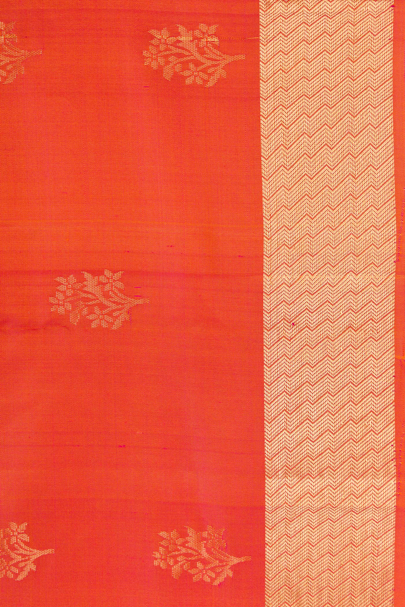 Pink with Orange Color Soft Silk Saree - Image 3