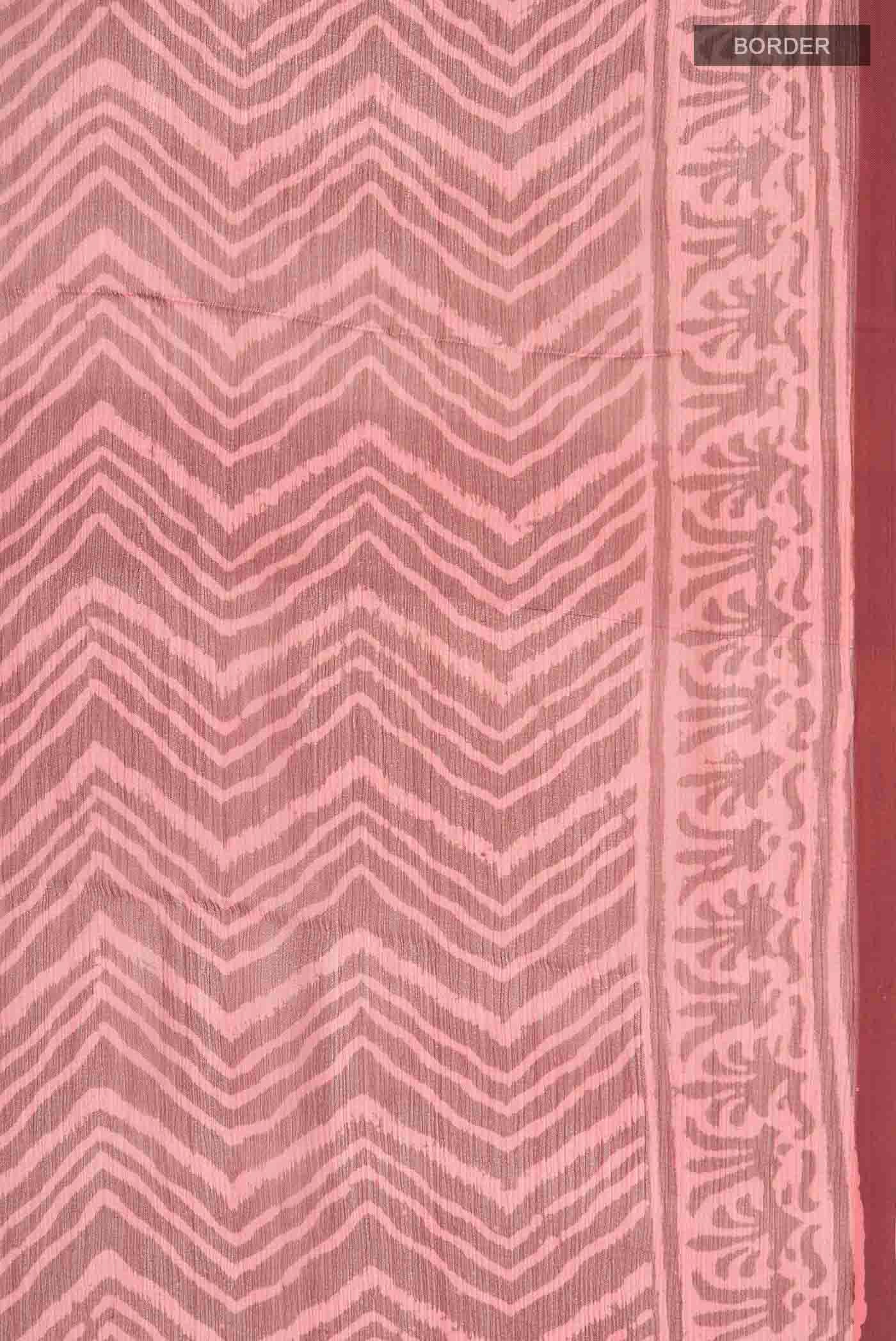 Bronze Mysore Chiffon Saree - Image 3