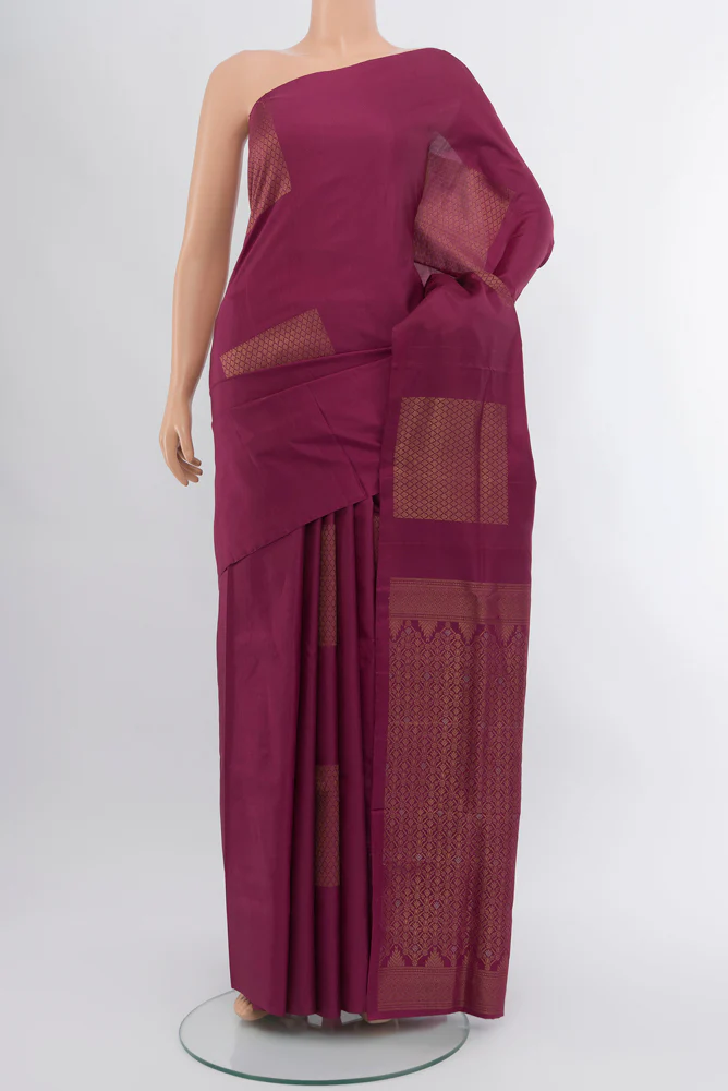 Magenta Soft Silk Saree