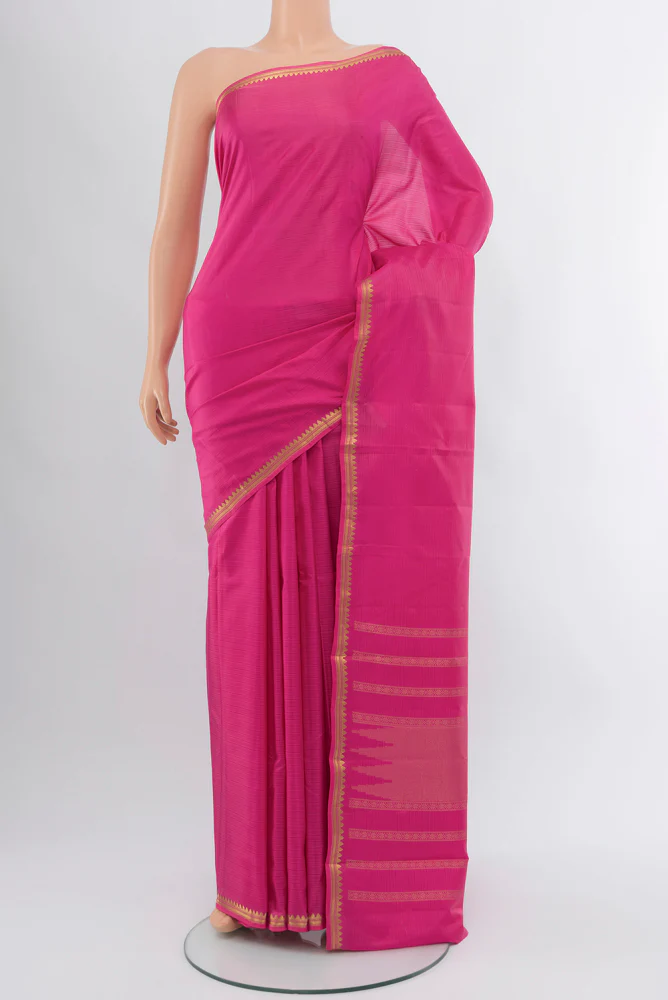 Pink Soft Silk Saree