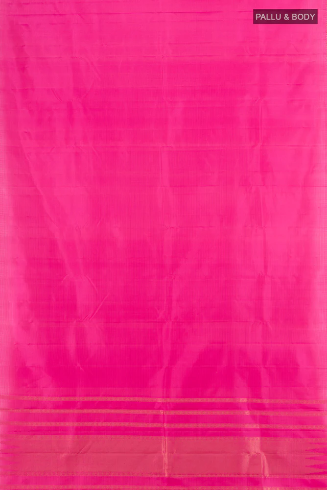 Pink Soft Silk Saree - Image 5
