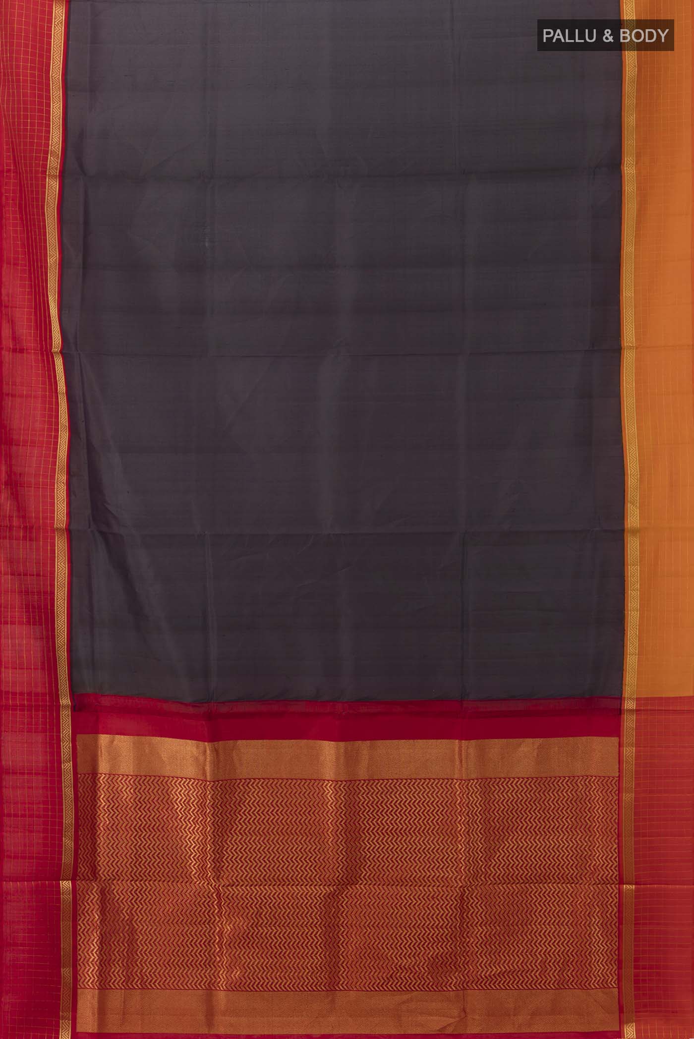 Black Kanjivaram Silk Saree - Image 5