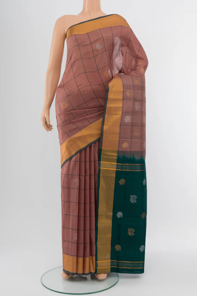 Mauve Uppada Silk Saree