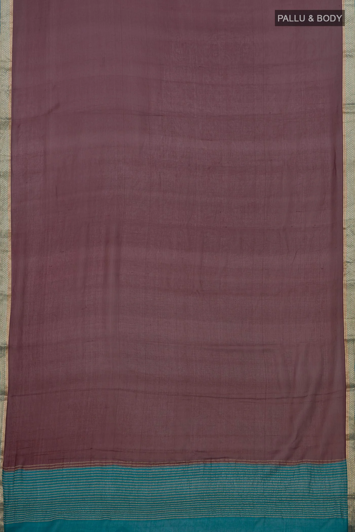 Coffee Brown Mysore Chiffon Saree - Image 5