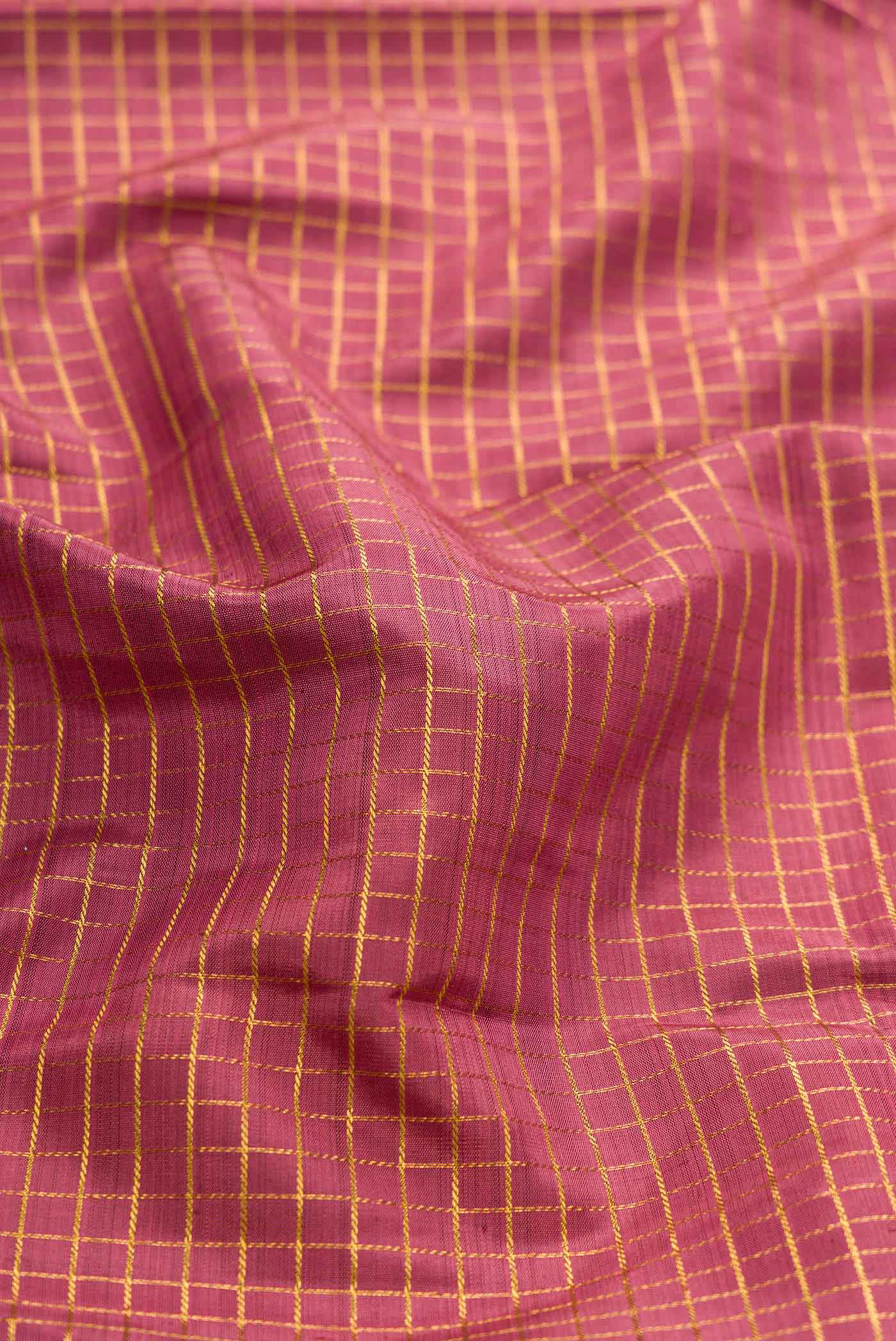 Mauve Kanjivaram Silk Saree - Image 2