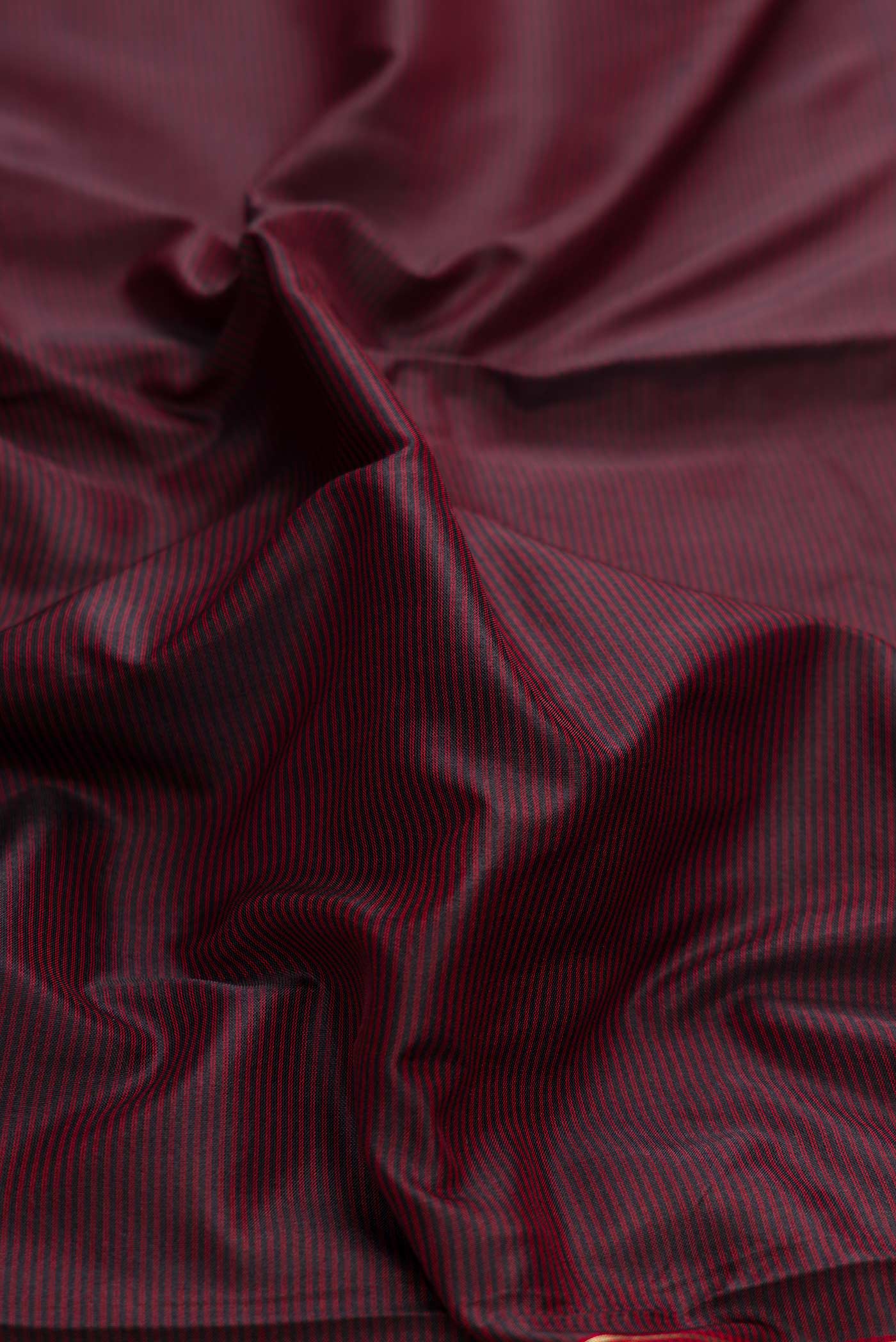 Brown Dual Tone Maheshwari Silk Saree - Image 2