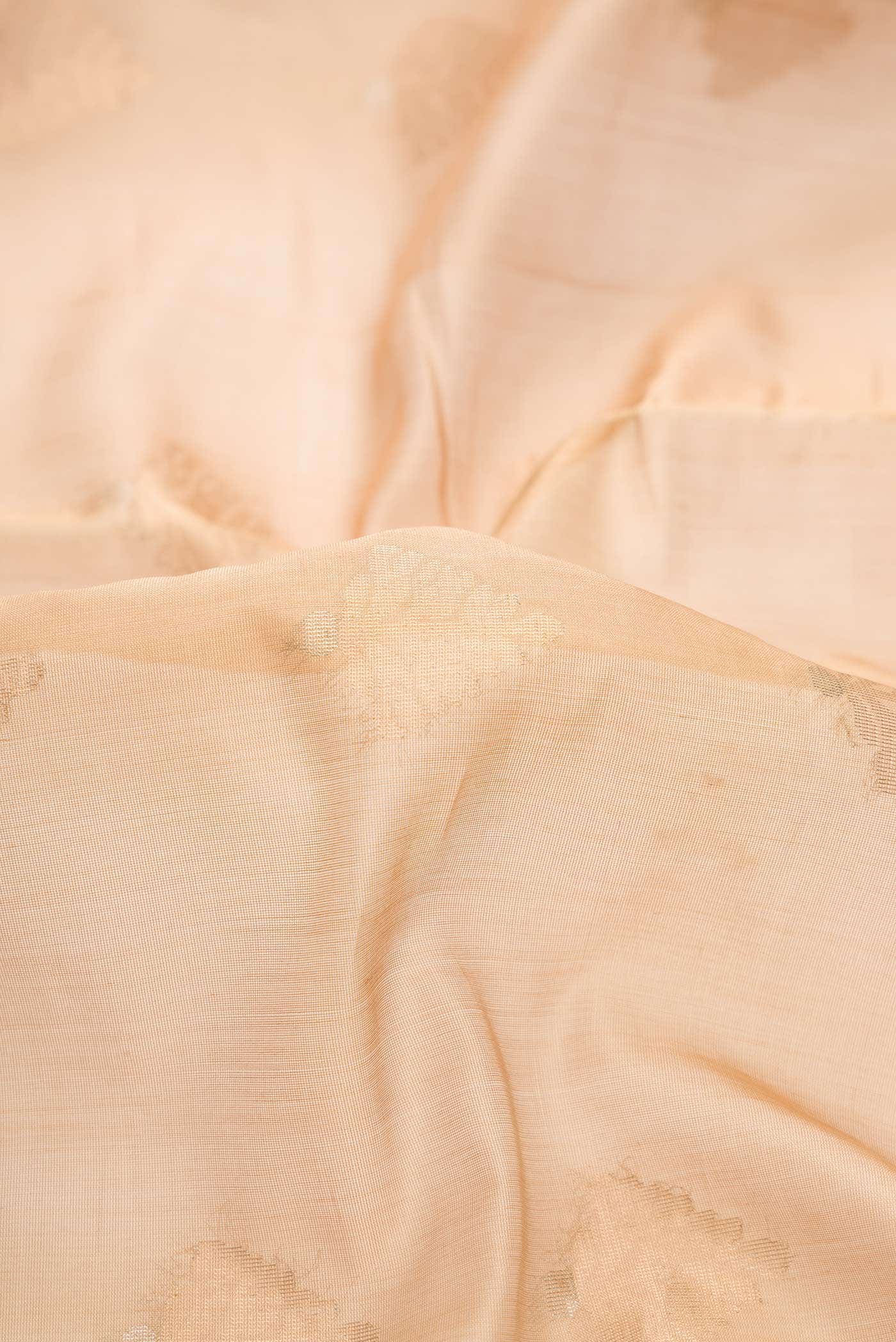 Brown Dual Tone Silk Cotton Saree - Image 2