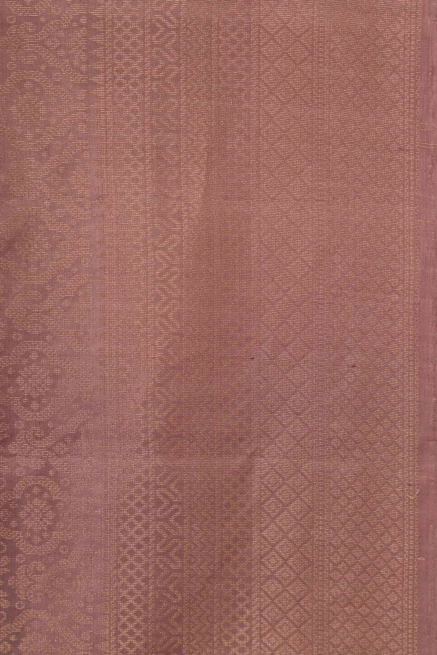 Brown Dual Tone Soft Silk Saree - Image 3