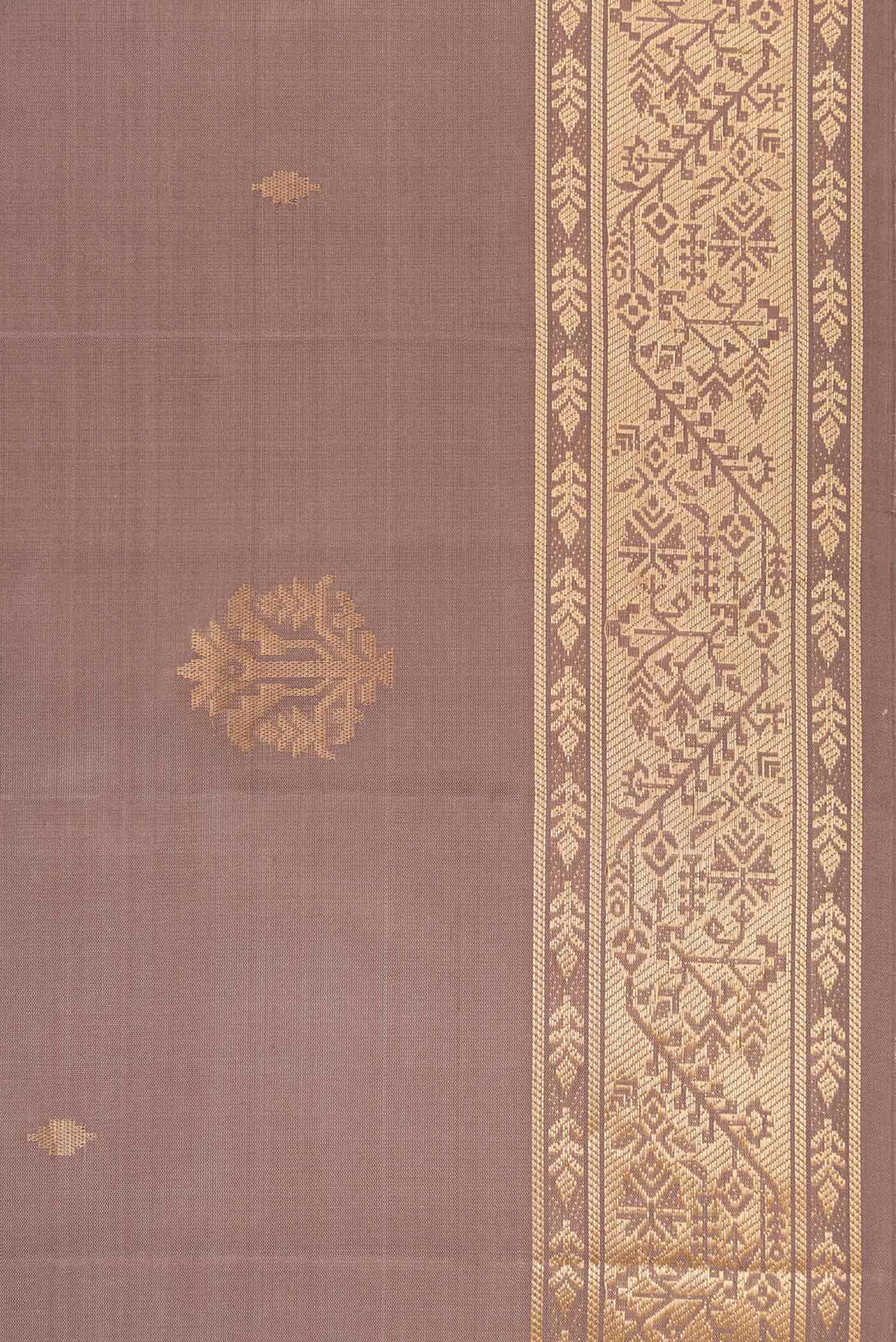 Grey Soft Silk Saree - Image 3